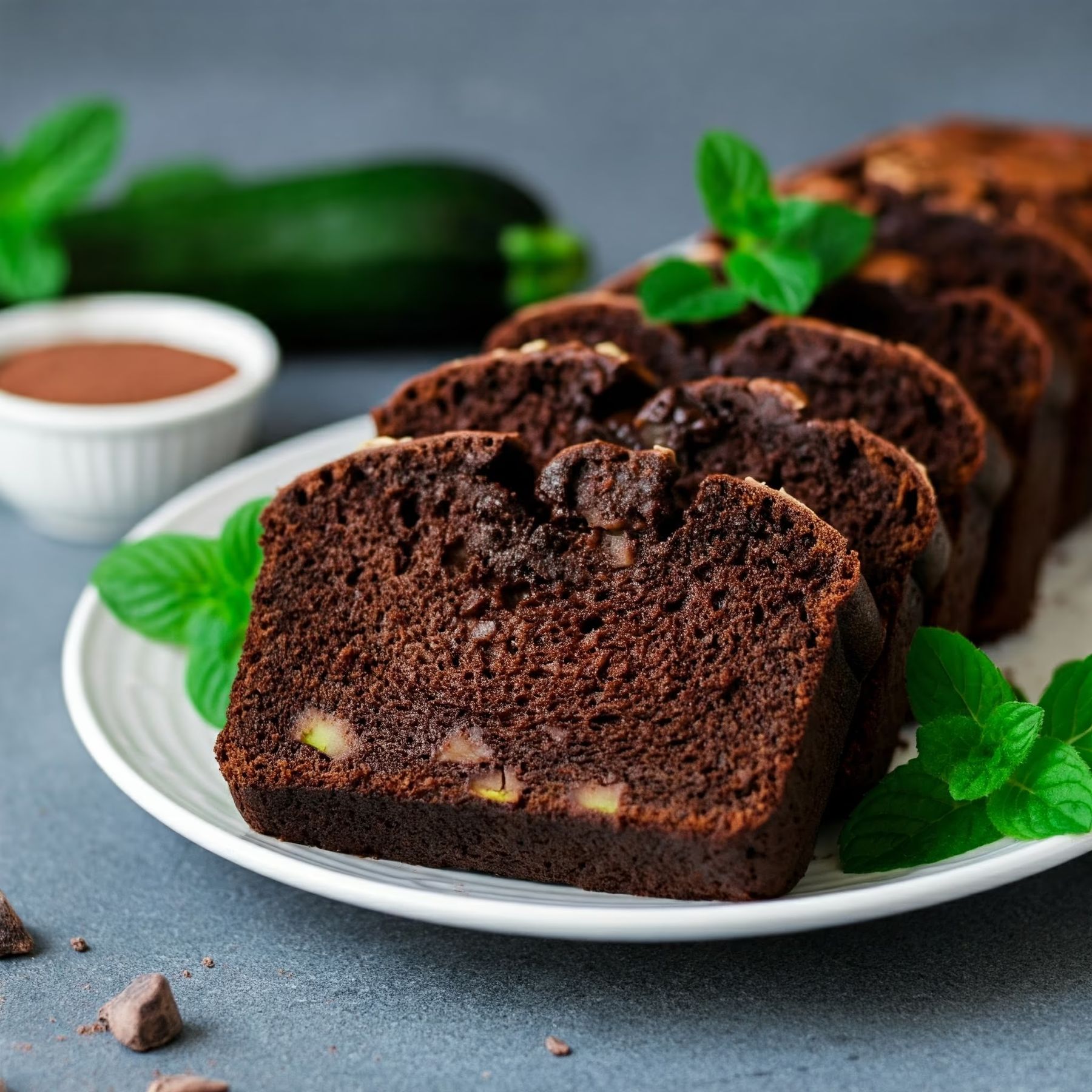 Chocolate Zucchini Bread recipe - delicious easy difficulty in Baking, Bread category