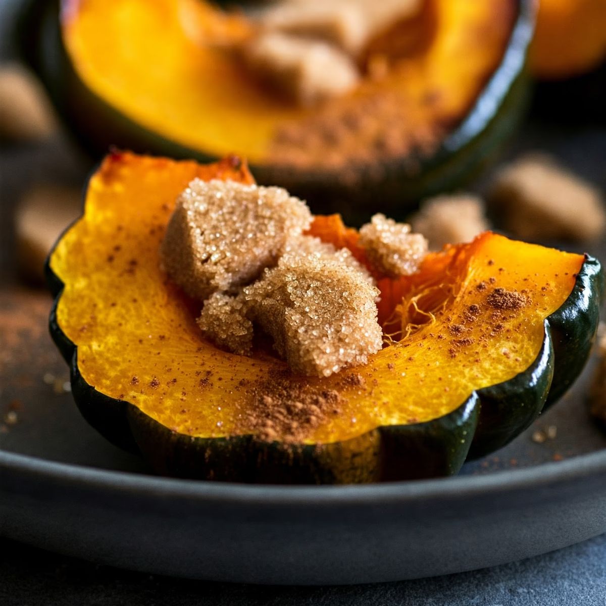 Brown Sugar and Cinnamon Acorn Squash recipe - American easy difficulty dish