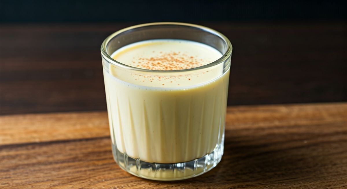 Eggnog with Brandy, Bourbon, or Rum recipe - American easy difficulty dish