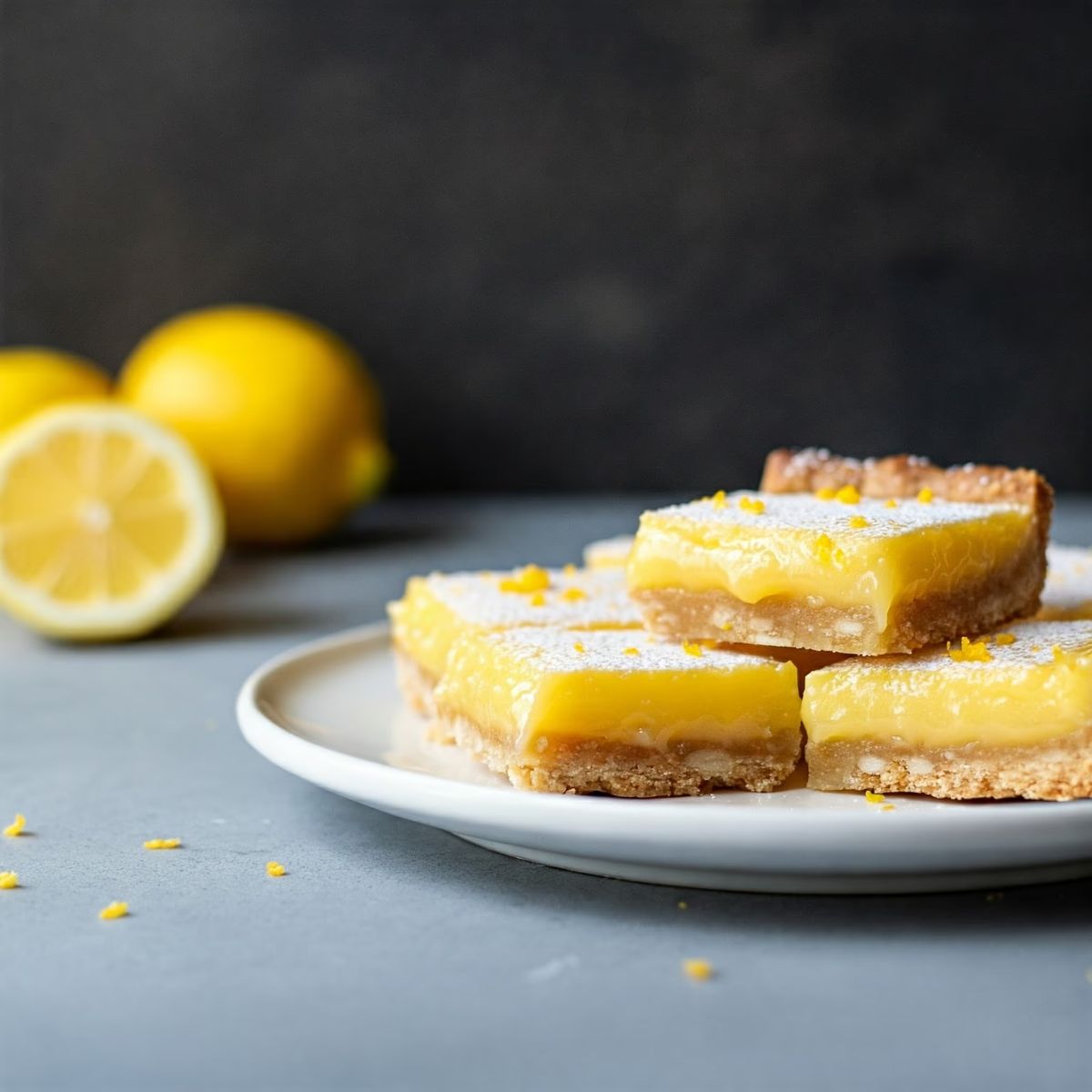 Easy Lemon Bars recipe - American easy difficulty dish