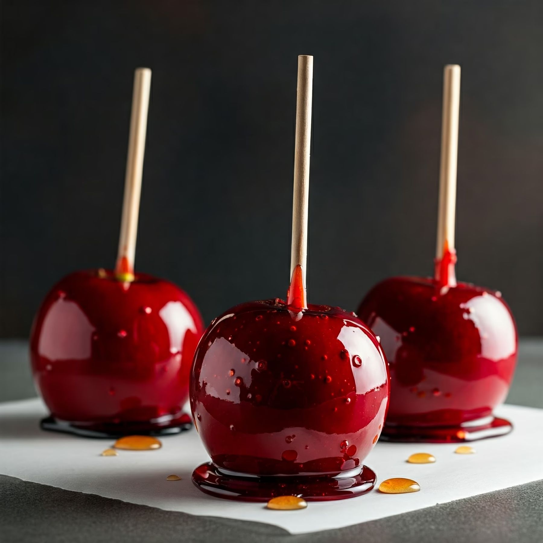 Easy Homemade Candy Apples recipe - delicious easy difficulty in Desserts, Treats category