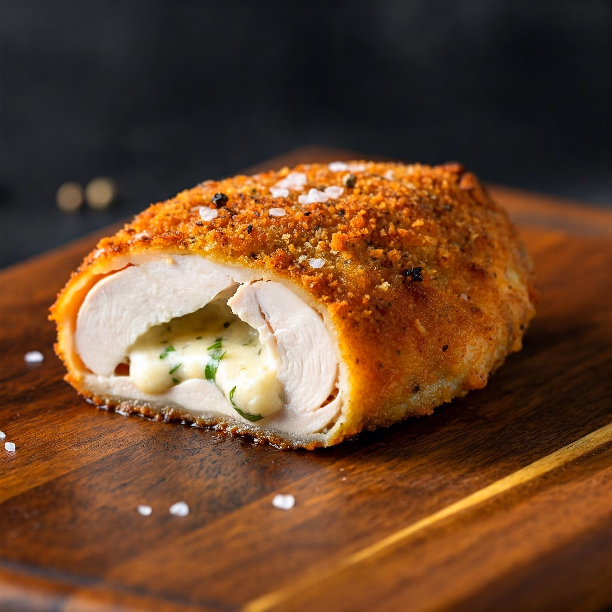 Baked Chicken Kiev recipe - Ukrainian easy difficulty in World Eats, Main Dishes, Chicken category