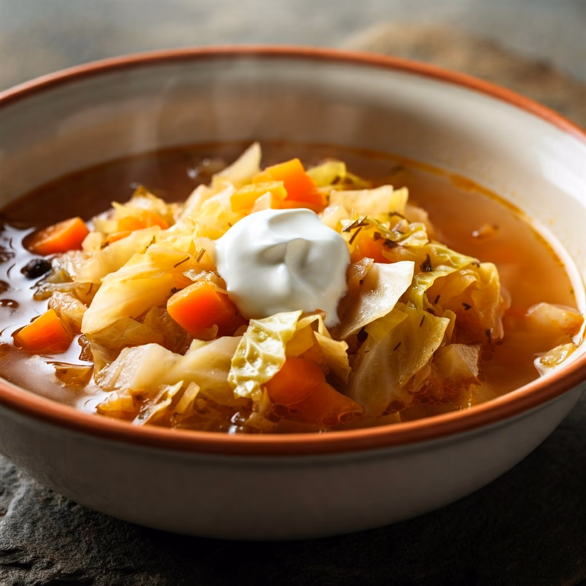 Cabbage Soup recipe - American easy difficulty in Soups, Lunch category