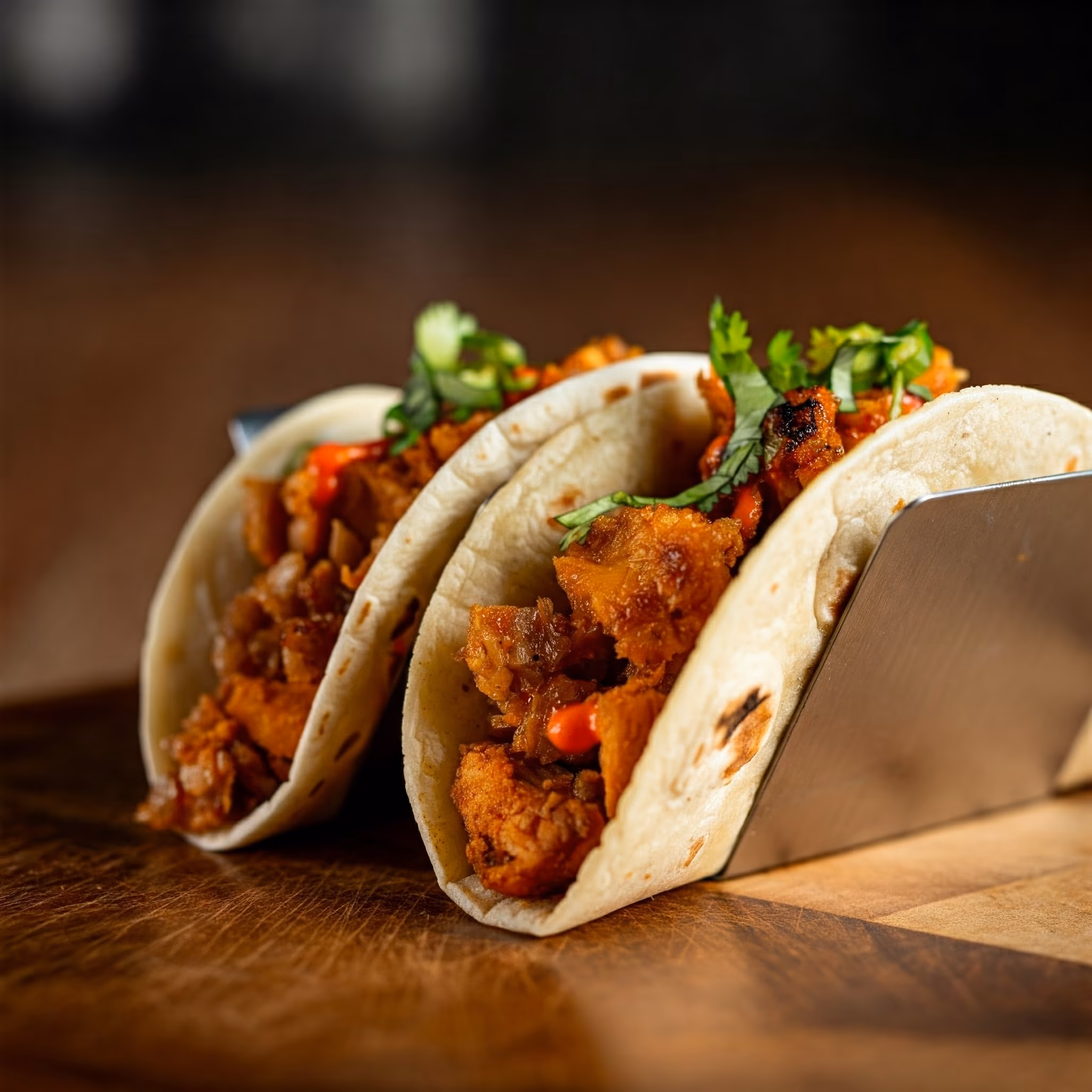 Sisig Chicken Tacos recipe - Mexican medium difficulty in Street Food, Tacos & Wraps, Chicken category