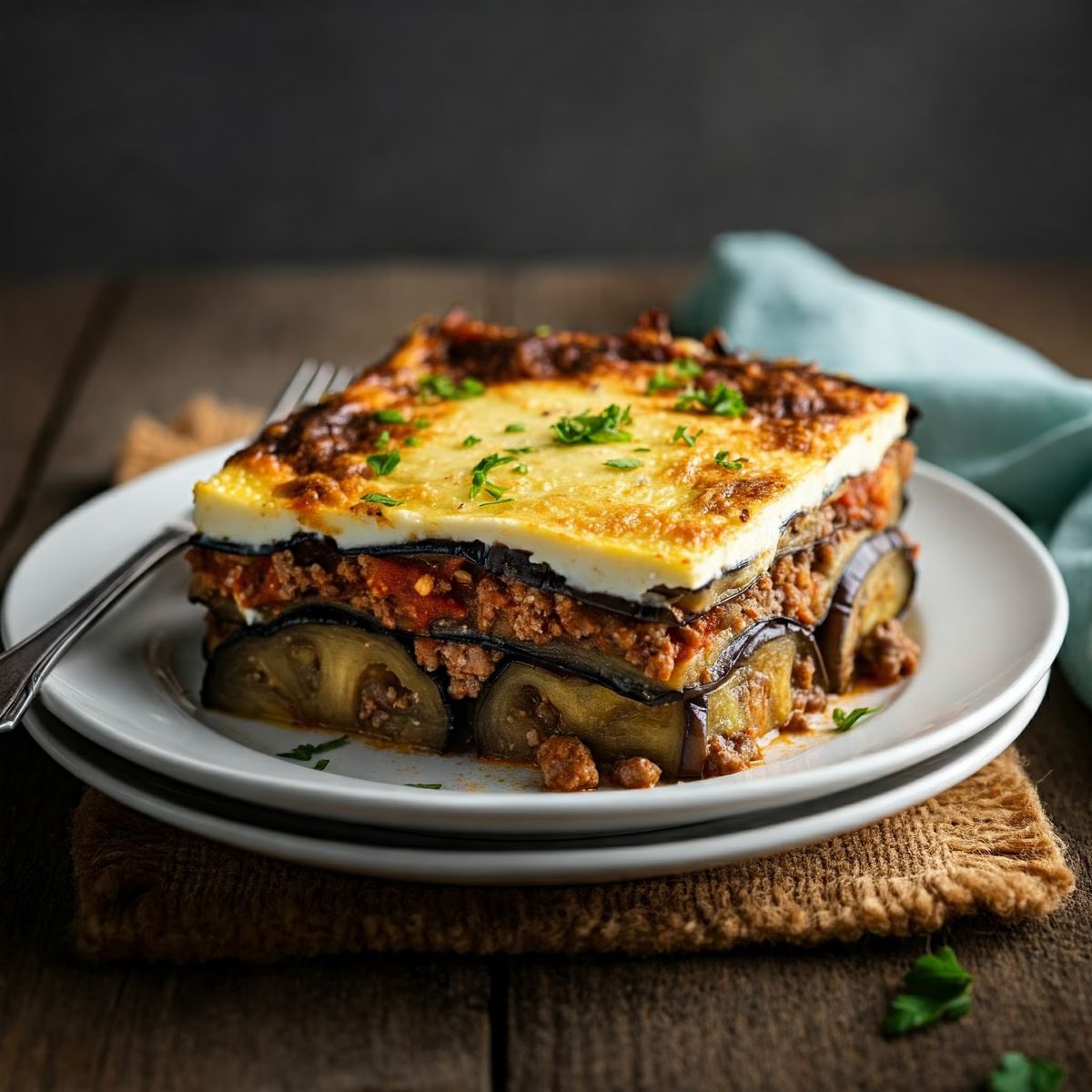 Greek Style Moussaka recipe - Greek easy difficulty dish