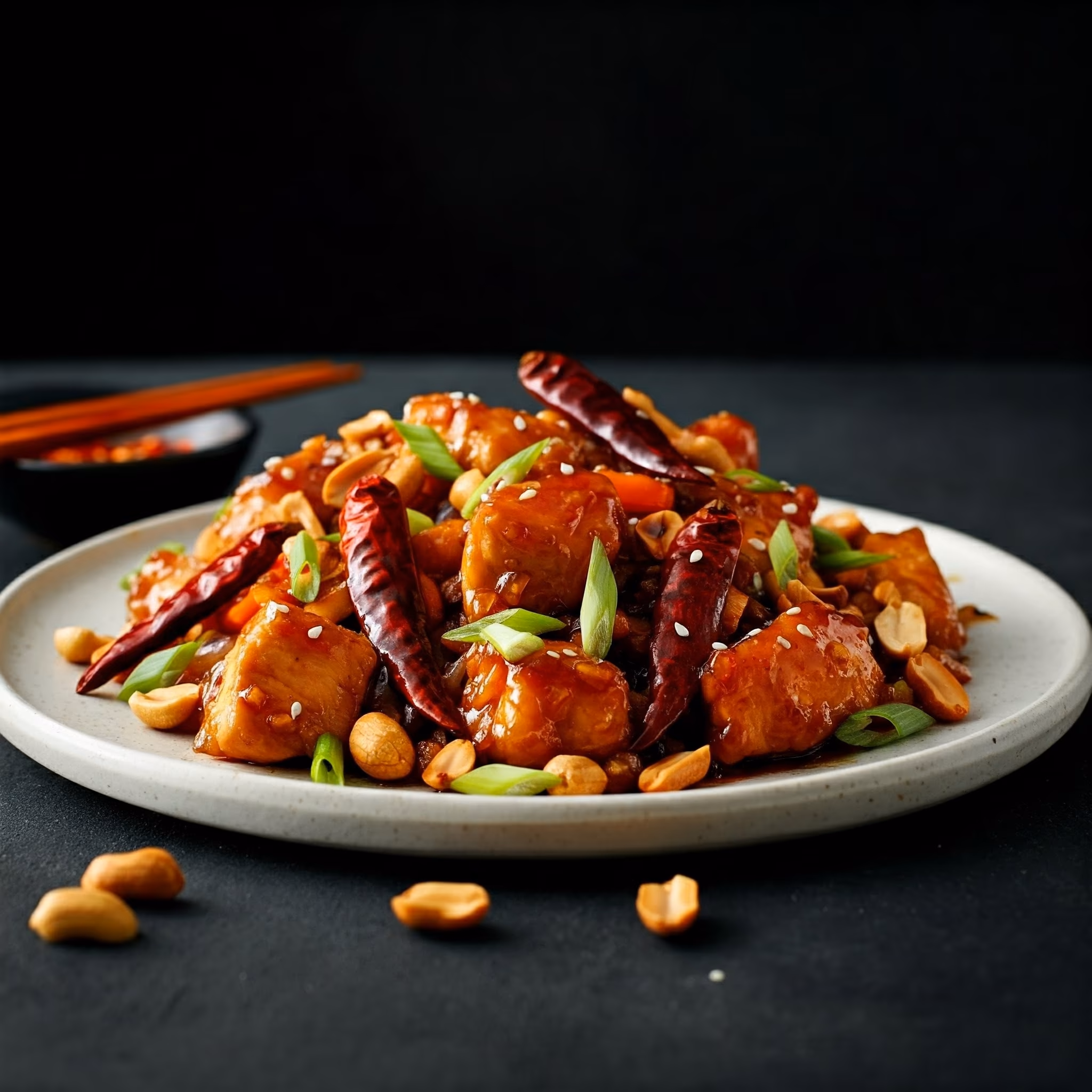 Kung Pao Chicken recipe - Chinese medium difficulty in World Eats, Chicken category
