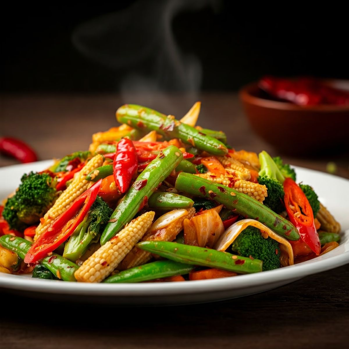 Spicy Veggie Stir-Fry recipe - American easy difficulty dish