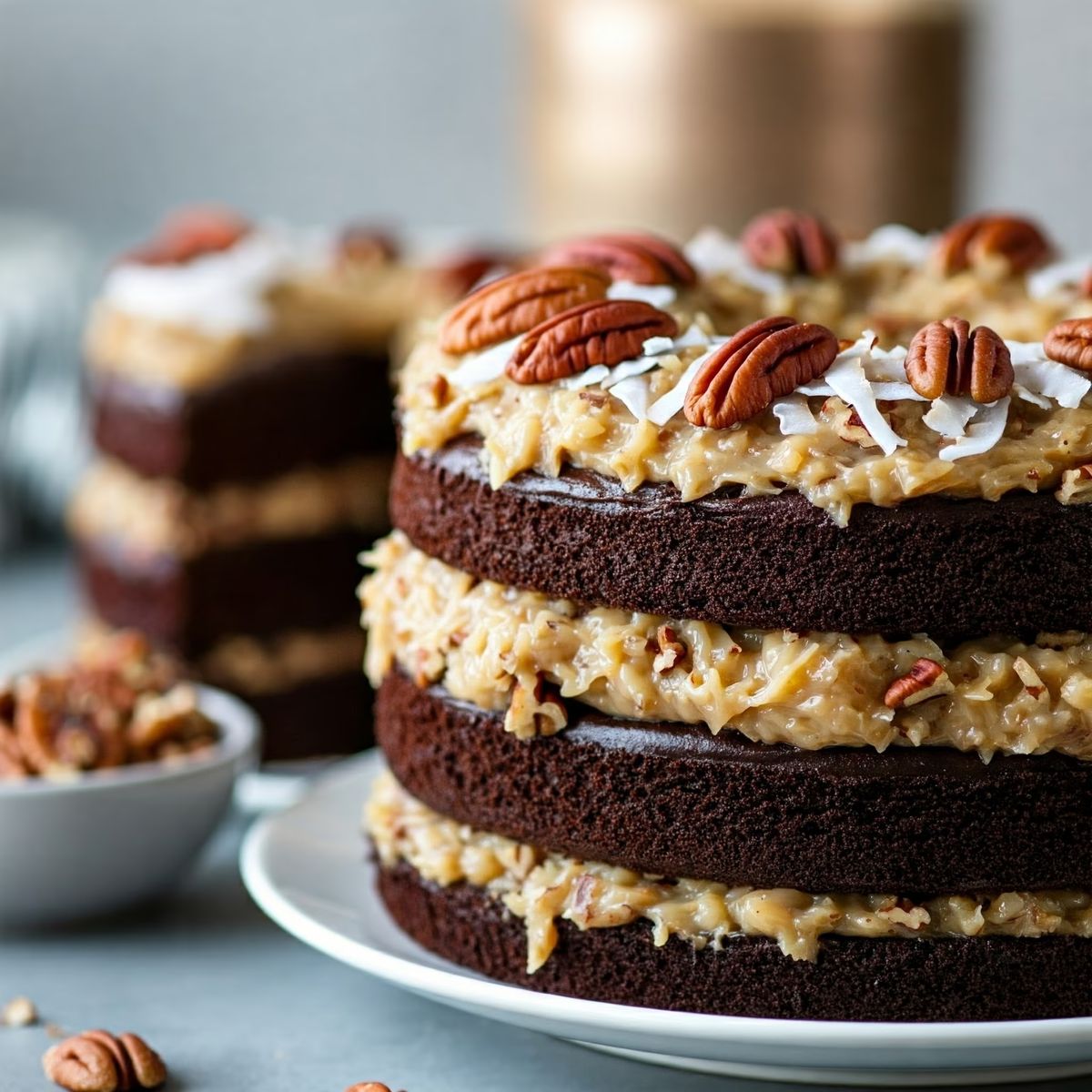 German Chocolate Cake recipe - American medium difficulty dish