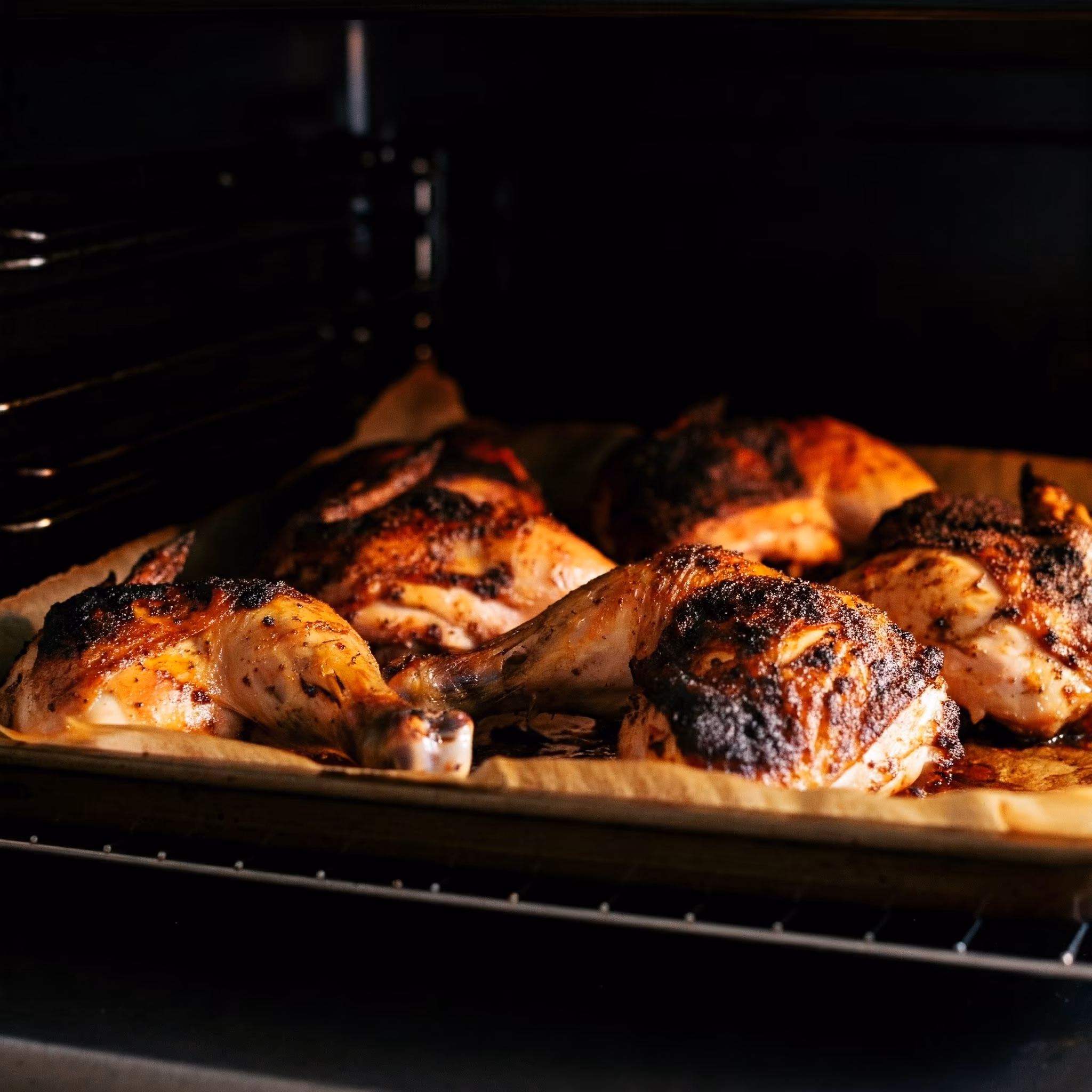 Easy BBQ Chicken in the Oven recipe - American easy difficulty in Main Dishes, Family-Style Meals, Chicken category