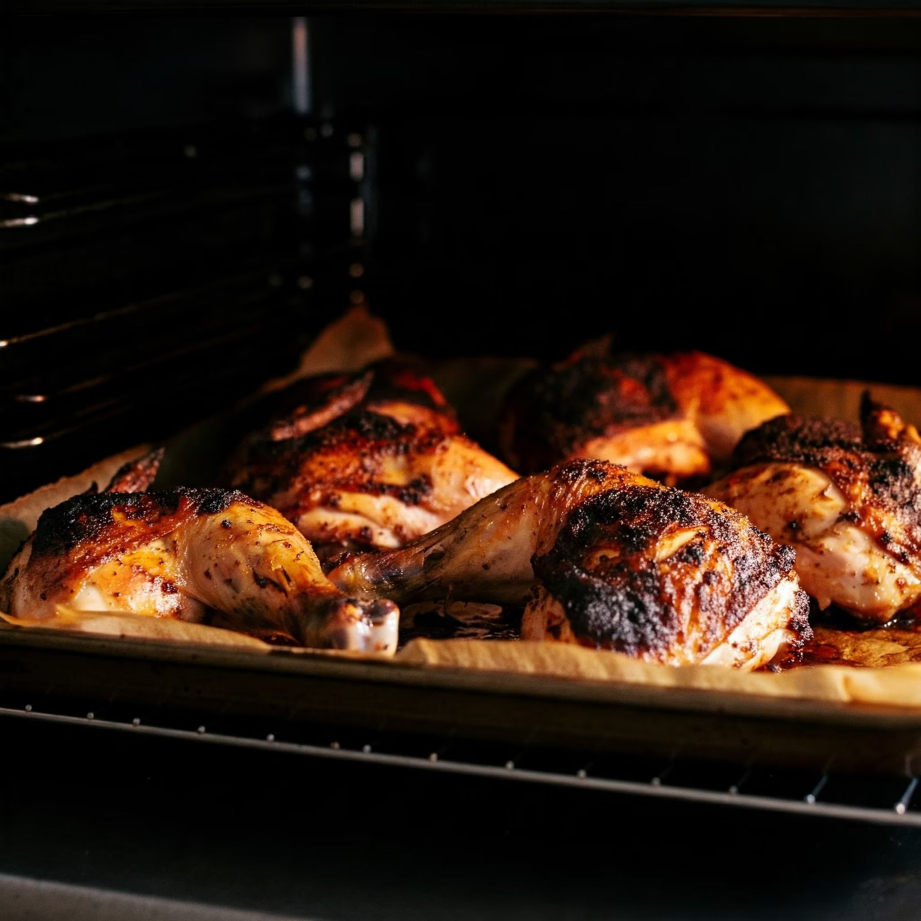 Easy BBQ Chicken in the Oven recipe - delicious easy difficulty in Main Dishes, Family-Style Meals, Chicken category