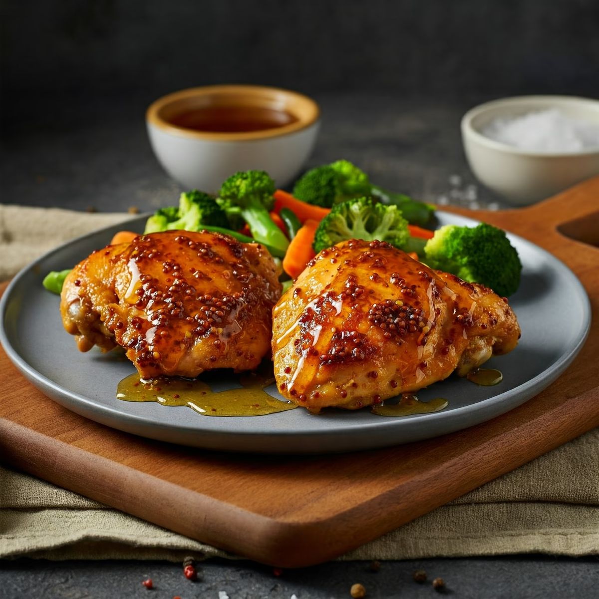 Spicy Honey Mustard Chicken recipe - American easy difficulty dish