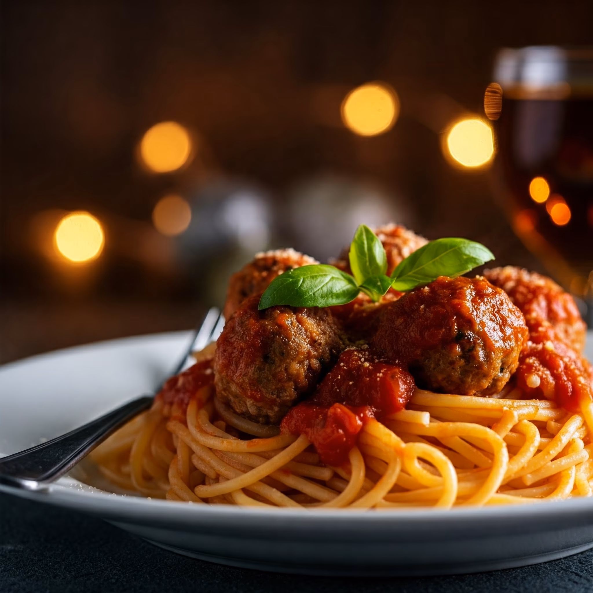 Spaghetti and Meatballs recipe - Italian easy difficulty in Main Dishes, Family-Style Meals, Pasta category