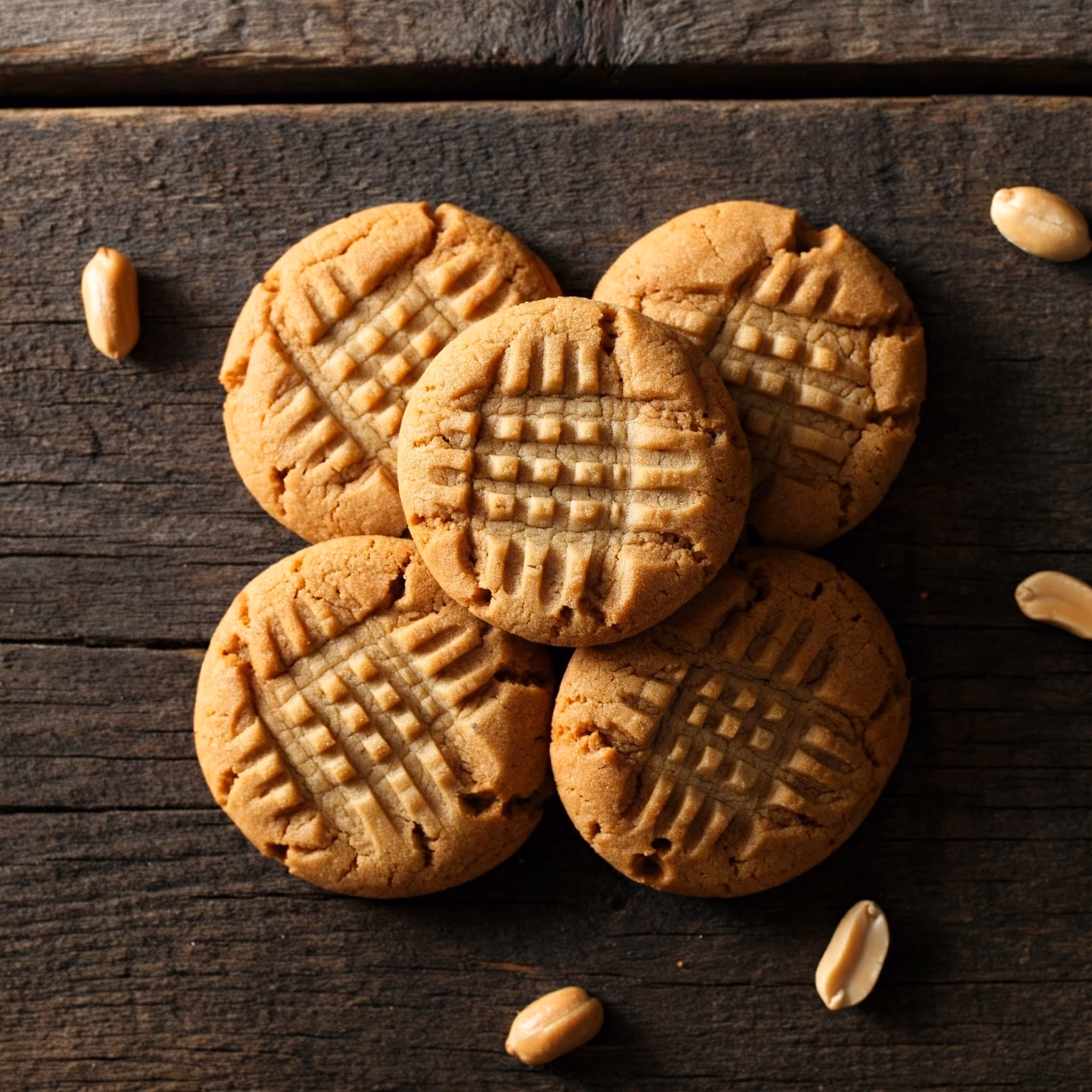 Peanut Butter Cookies recipe - American easy difficulty in Baking, Treats, Cookies category