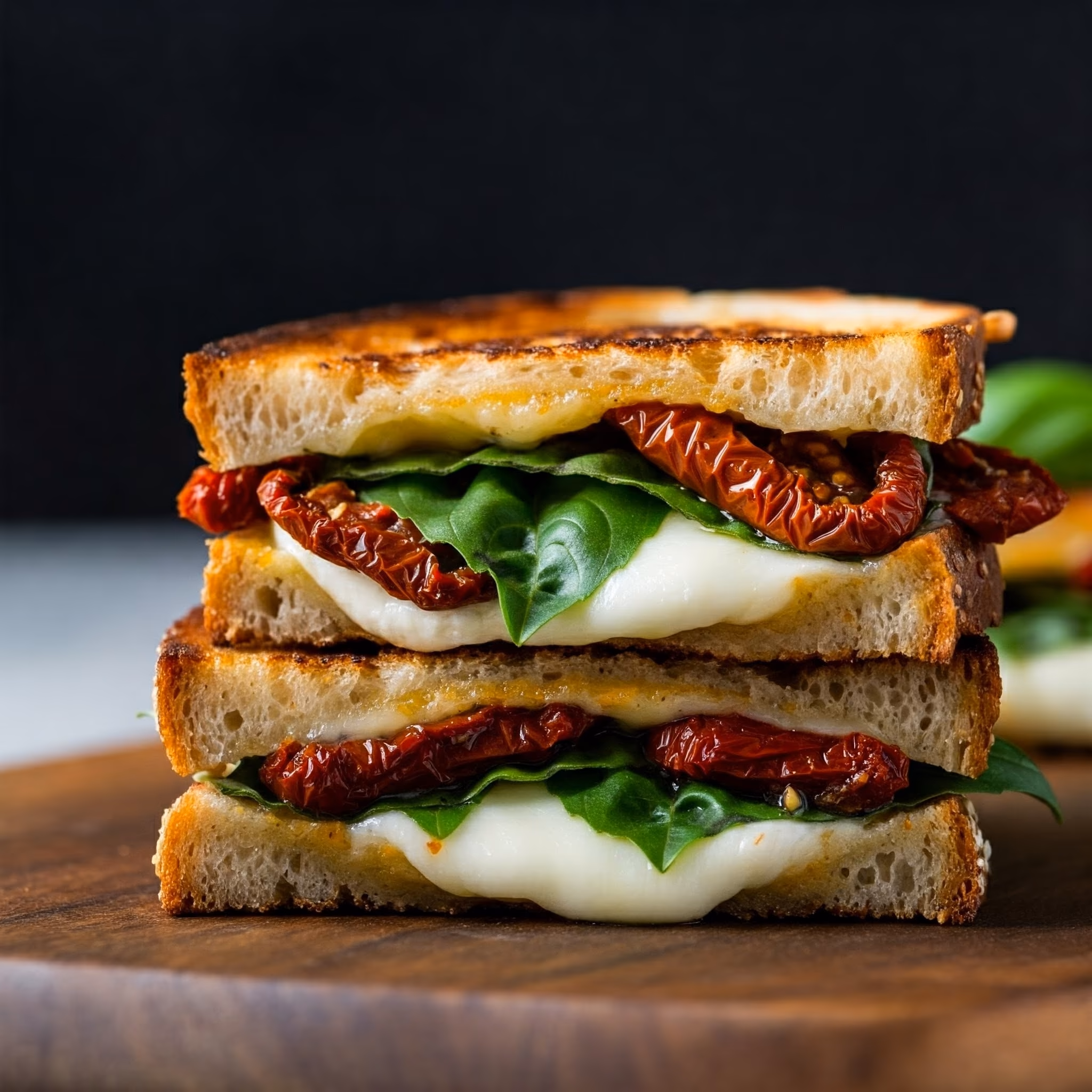 Mediterranean Grilled Cheese Sandwich recipe - Italian easy difficulty in Lunch, Mediterranean Diet , Sandwiches category