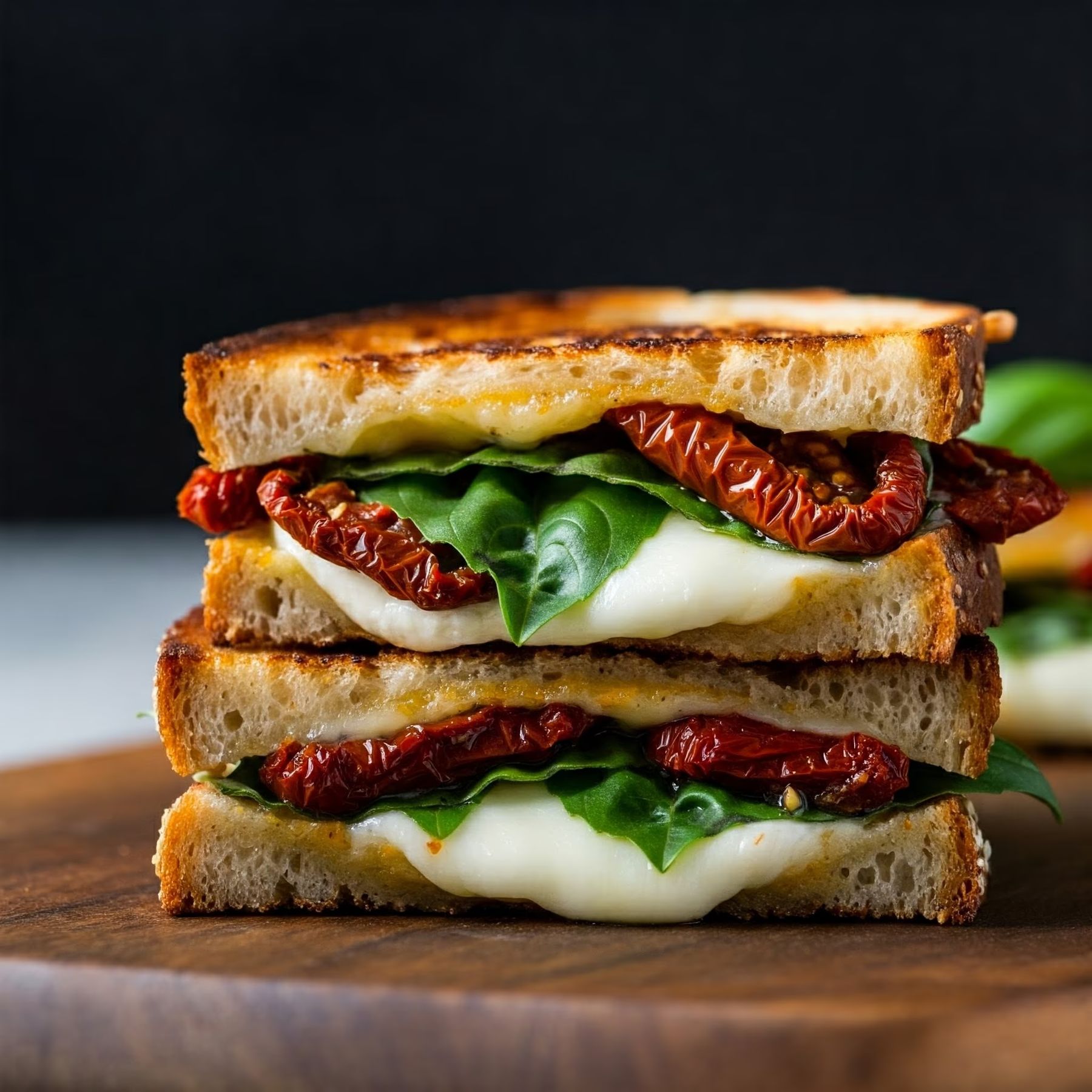 Mediterranean Grilled Cheese Sandwich recipe - delicious easy difficulty in Lunch, Mediterranean Diet , Sandwiches category