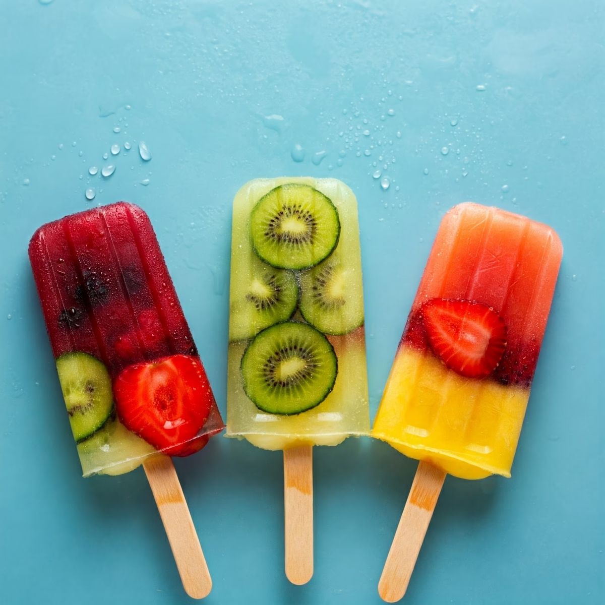 3 Fruit and Veggie Popsicles recipe - American easy difficulty dish