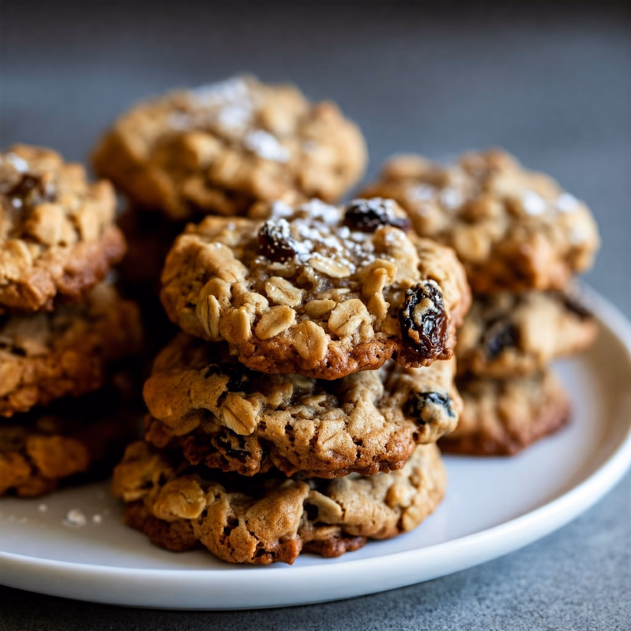 Chewy Oatmeal Raisin Cookies recipe - American easy difficulty in Snacks, Treats, Cookies category
