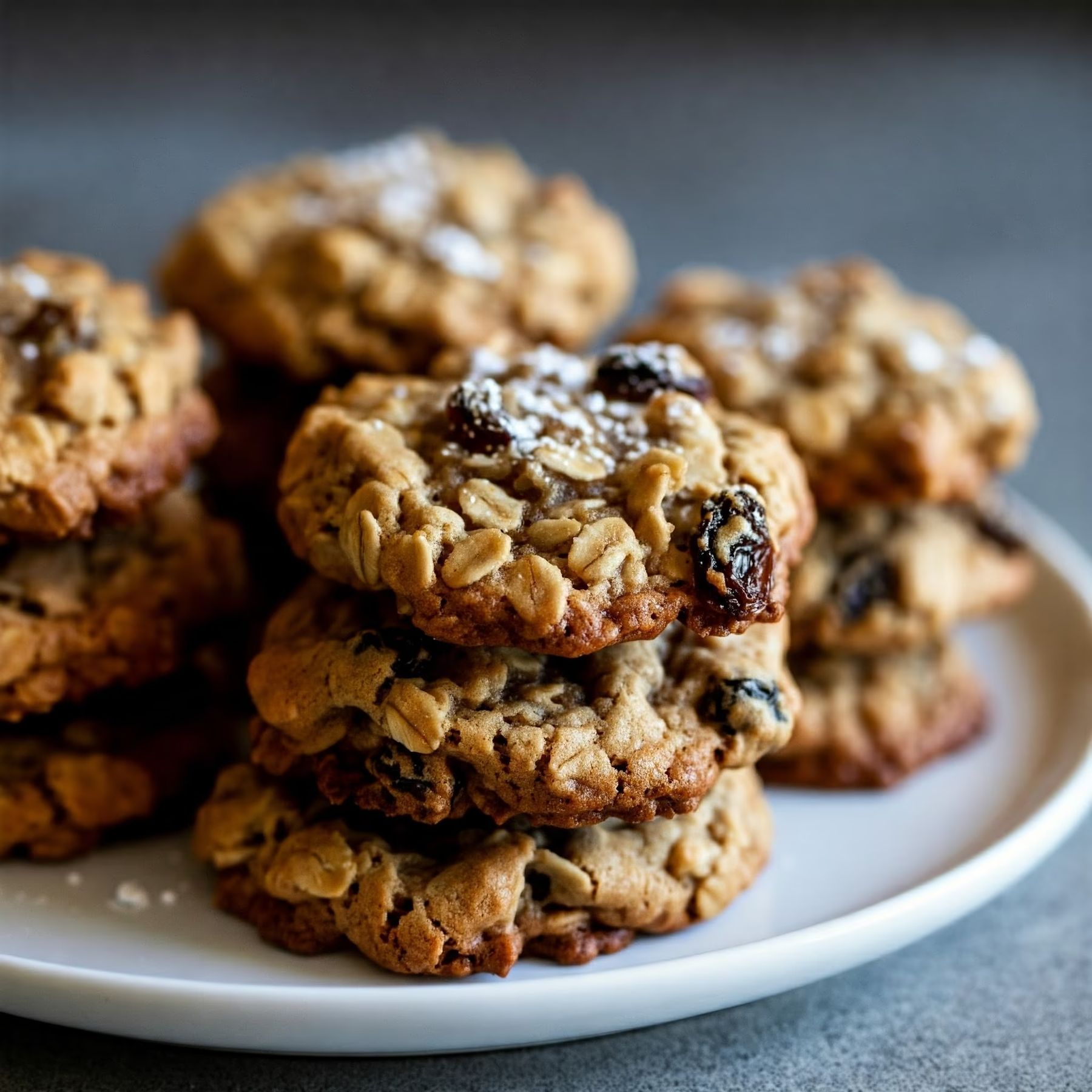 Chewy Oatmeal Raisin Cookies recipe - American easy difficulty in Snacks, Treats, Cookies category
