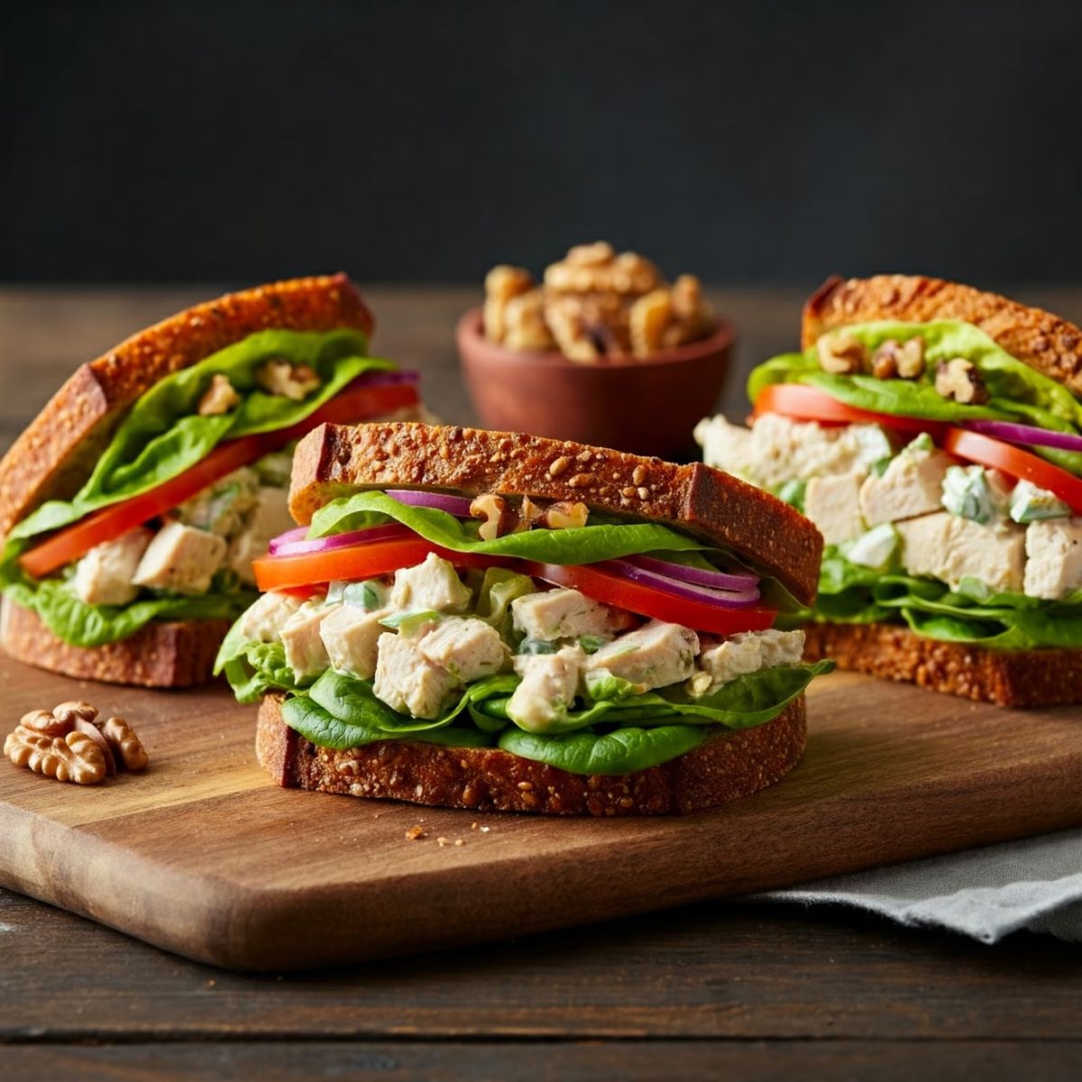 Sonoma Chicken Salad Sandwiches recipe - American medium difficulty dish