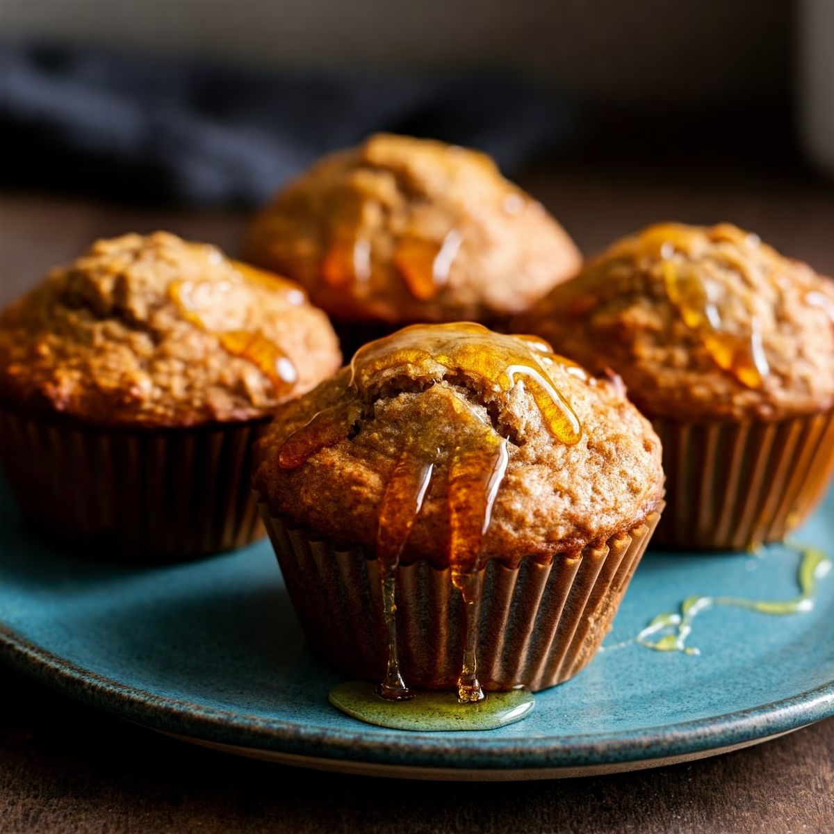 Honey Wheat Bran Muffins recipe - American easy difficulty dish