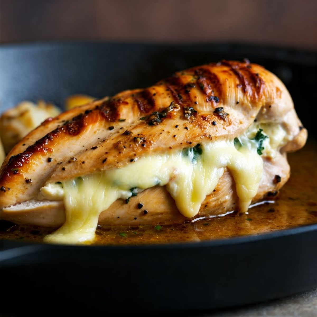 Boursin-Stuffed Chicken recipe - American medium difficulty dish