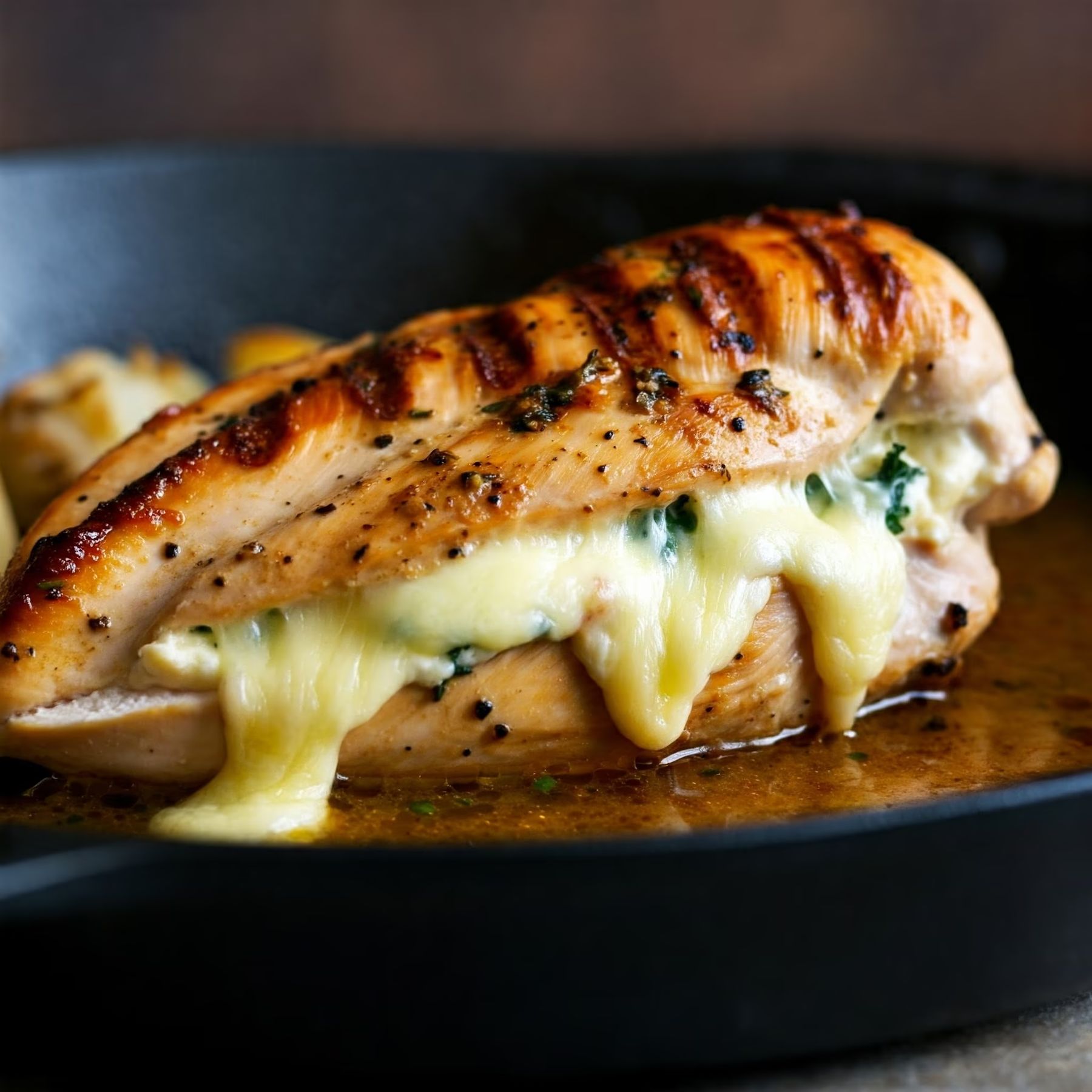 Boursin-Stuffed Chicken recipe - American medium difficulty in Main Dishes, Chicken category