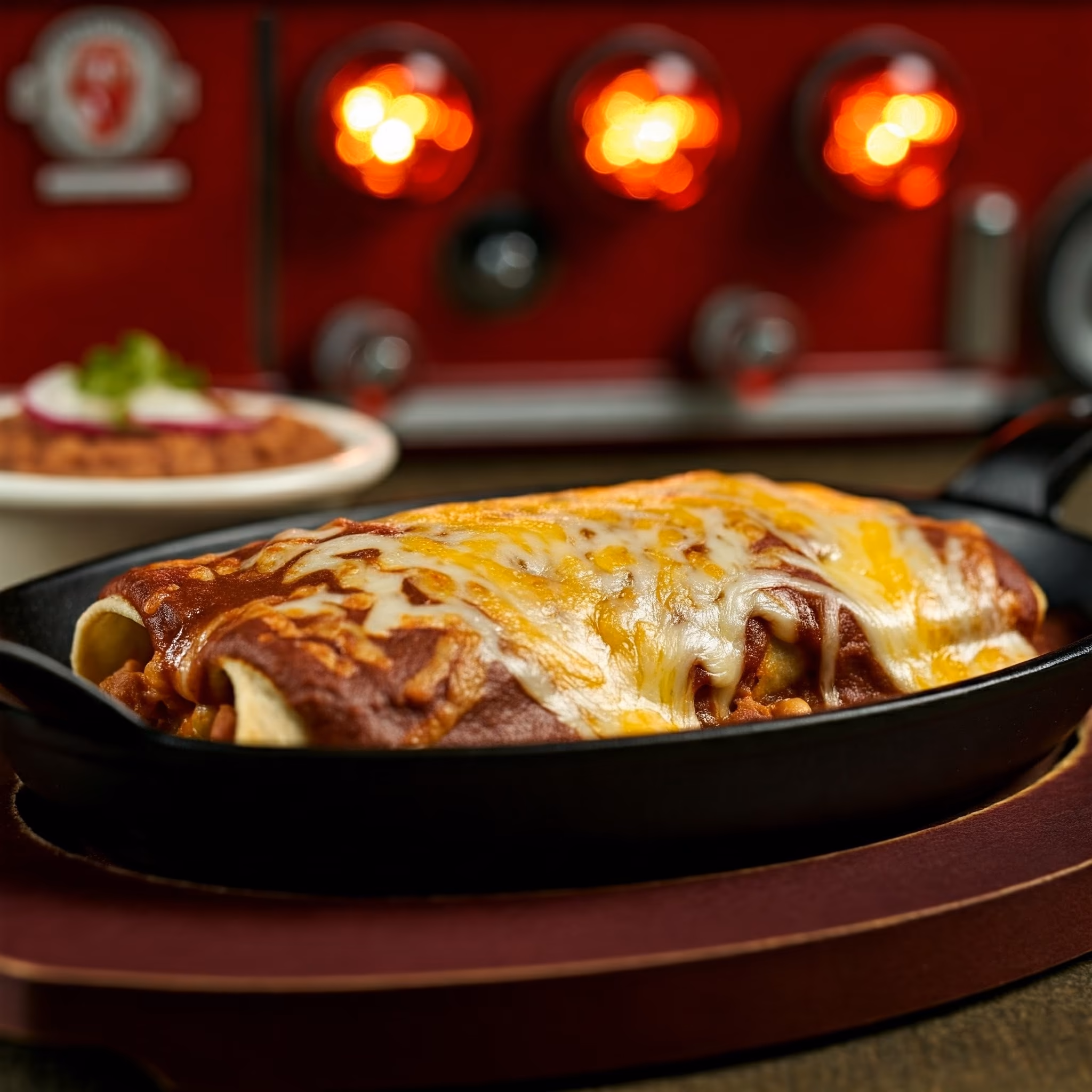 Firehouse Enchiladas recipe - Mexican medium difficulty in Tacos & Wraps, Beef category