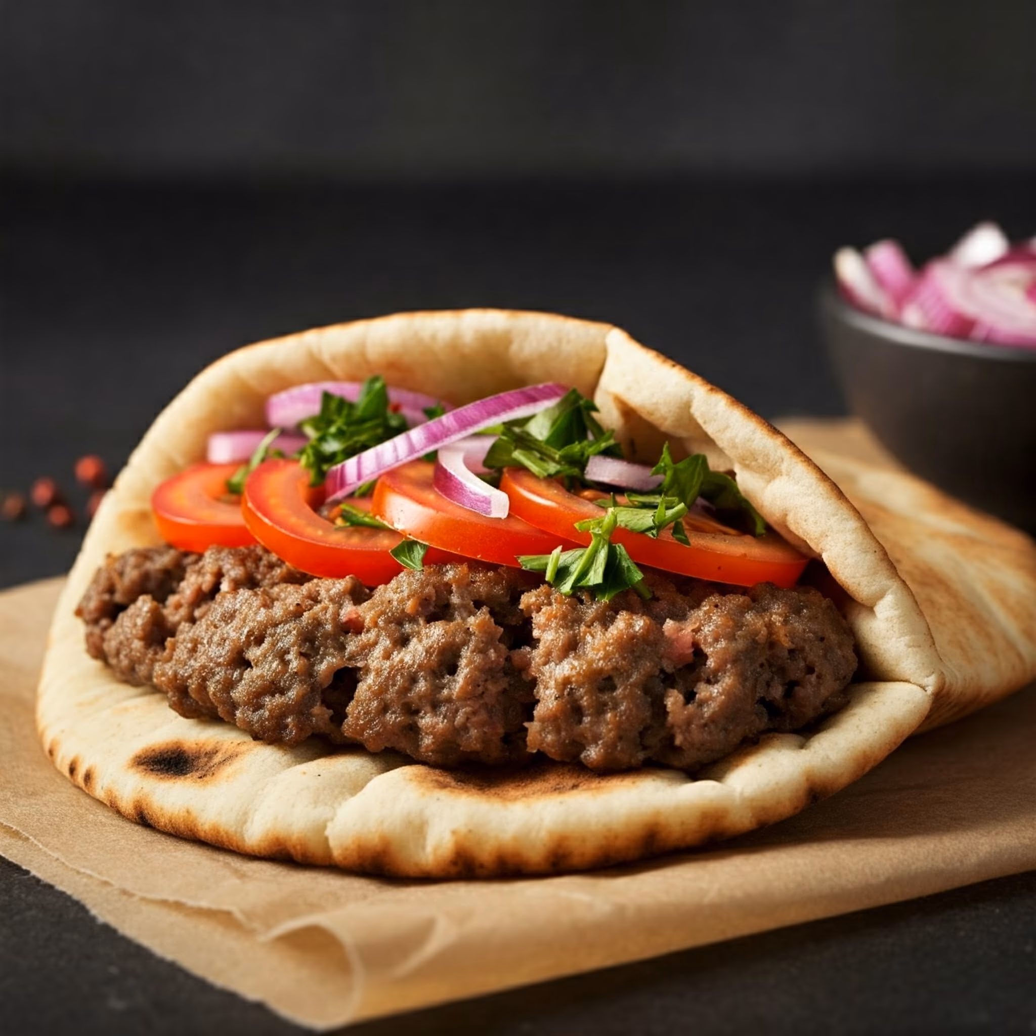 Ground Beef Gyros recipe - Greek easy difficulty in World Eats, Beef category