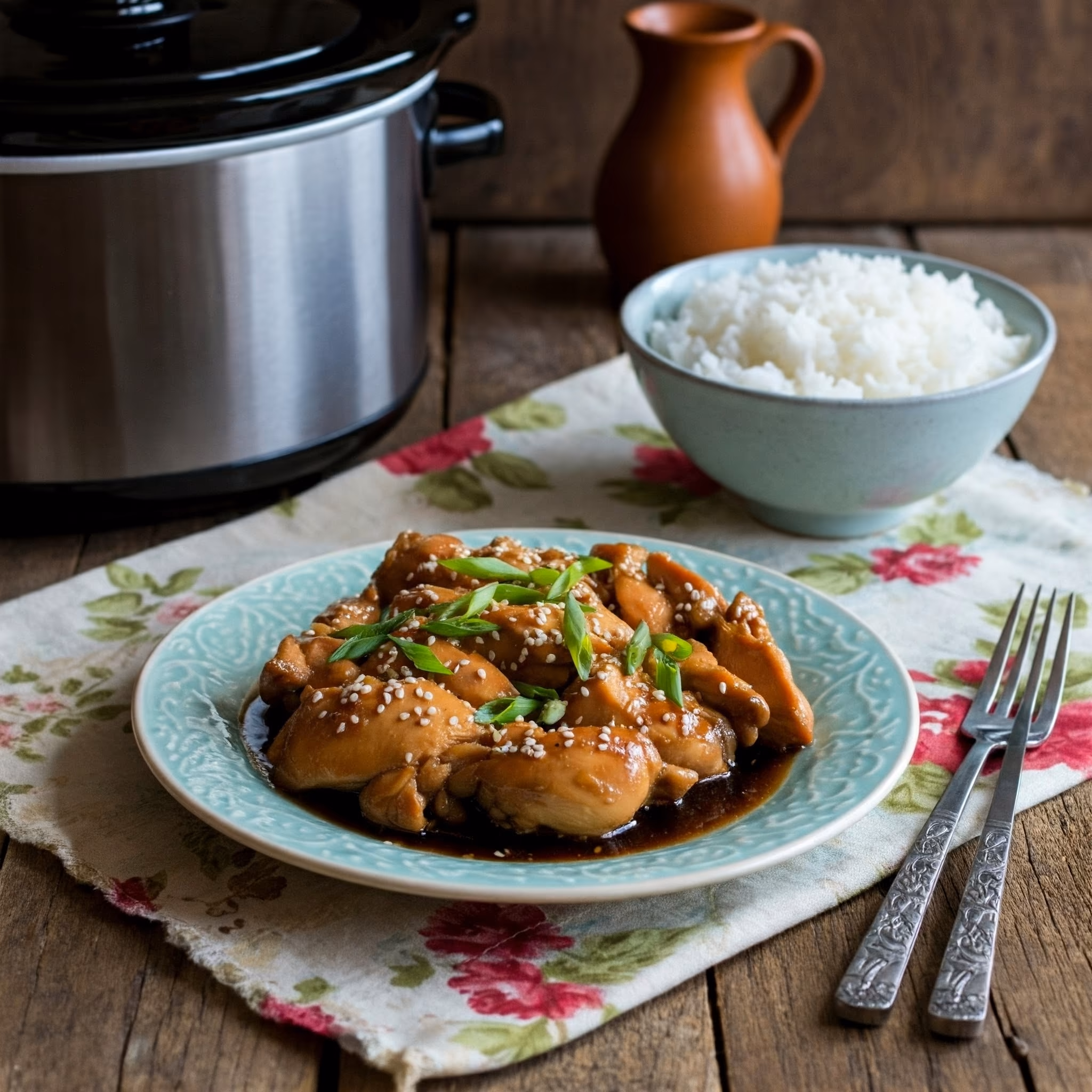 Slow Cooker Chicken Teriyaki recipe - American easy difficulty in One-Pot Meals, Main Dishes, Chicken category