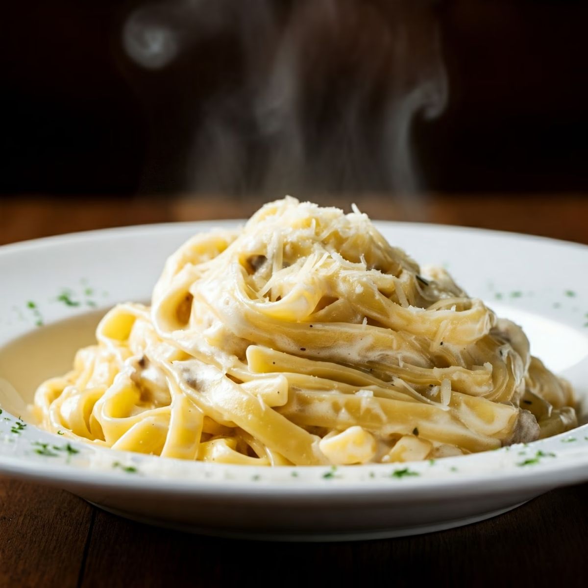 Fettuccine Alfredo recipe - American medium difficulty dish
