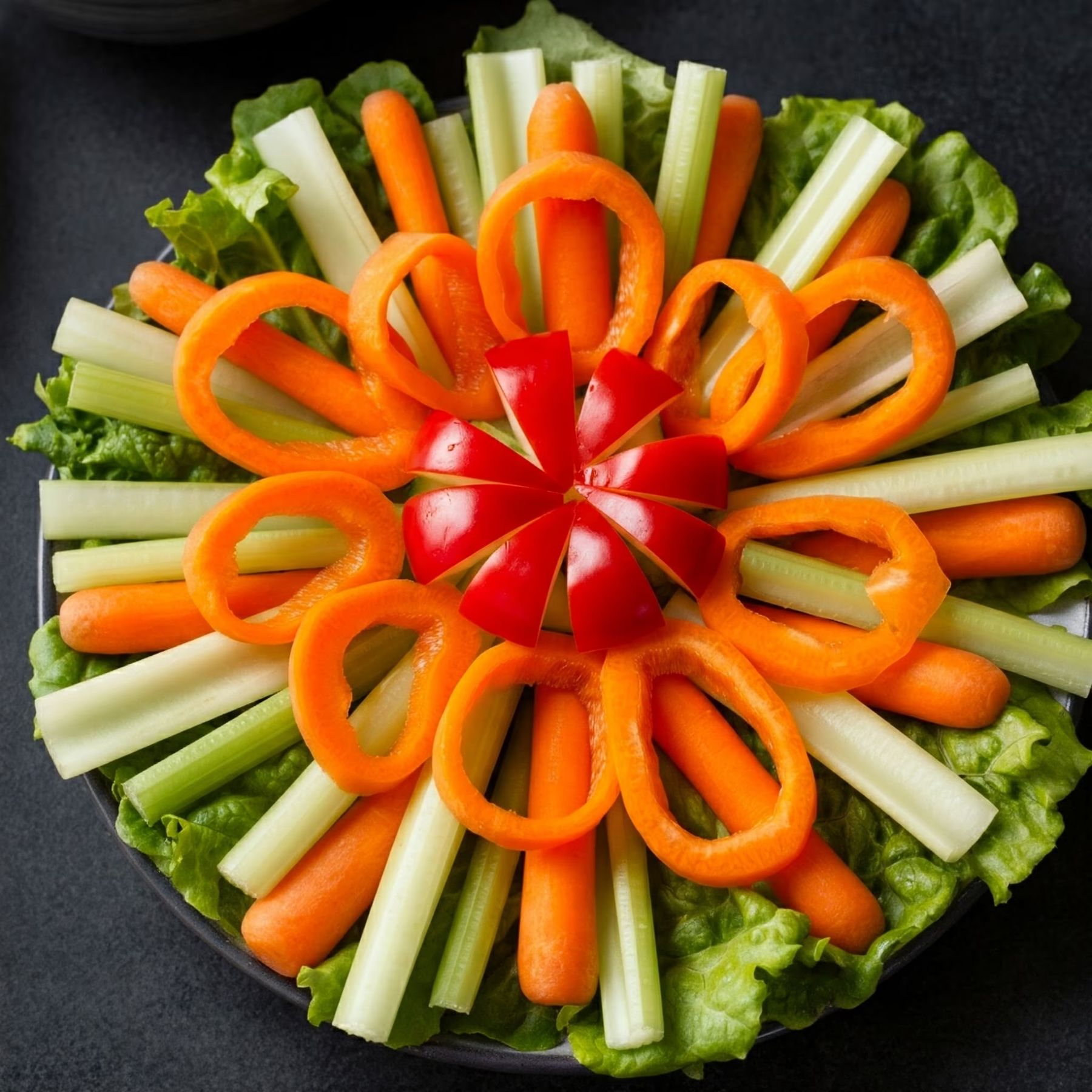 Flower Salad recipe - American easy difficulty in Side Dishes, Salads, Lunch category