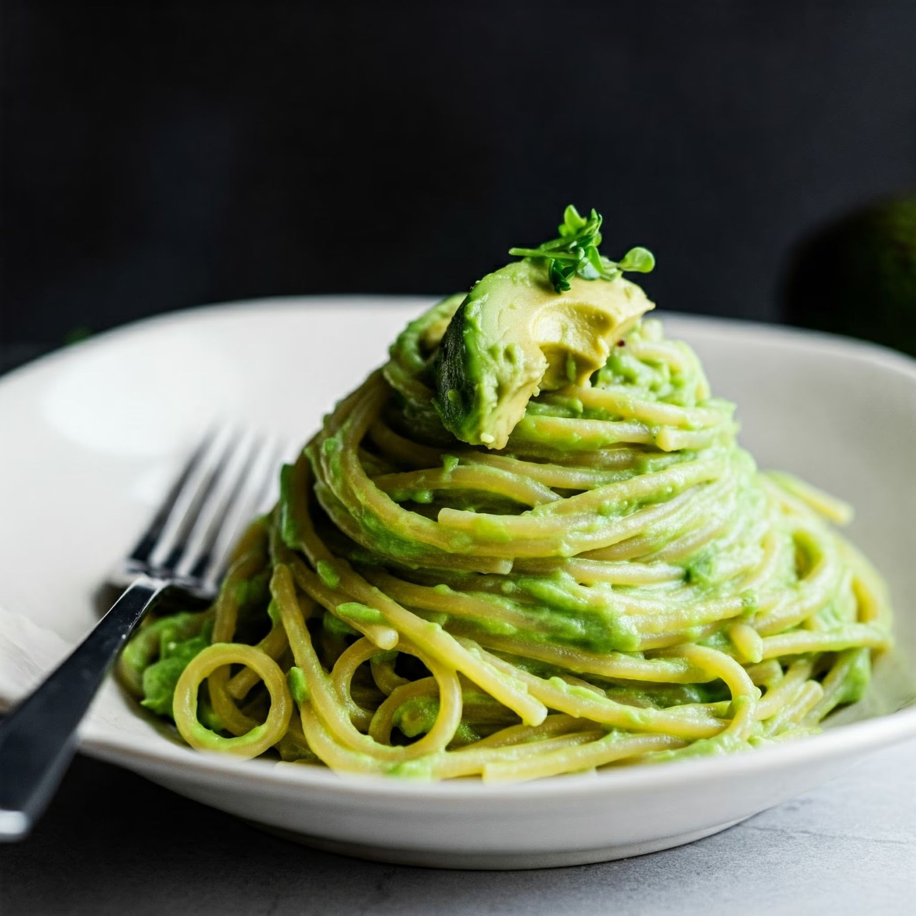 Creamy Avocado Pasta recipe - American easy difficulty in Healthy Meals, Pasta category