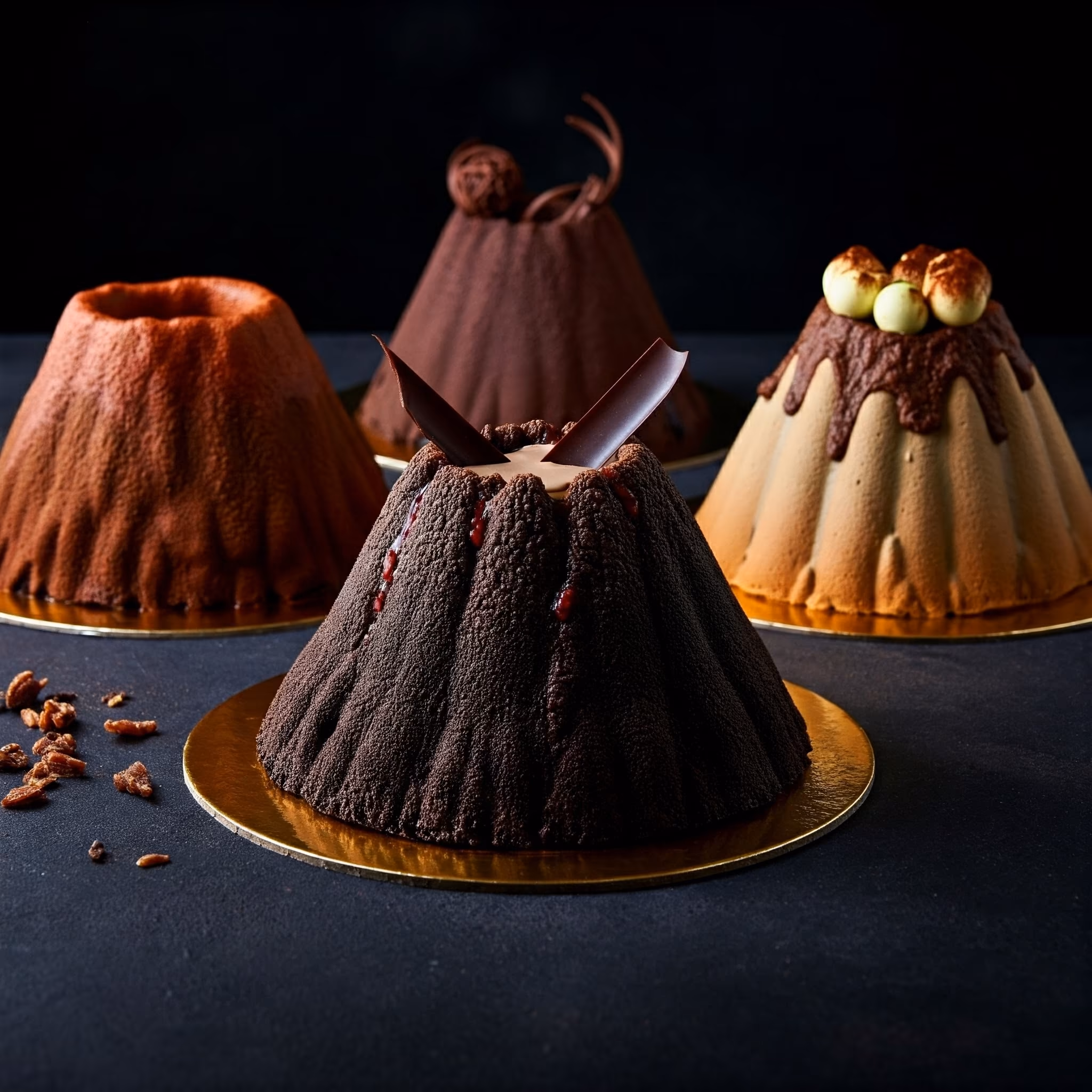 Volcano Cakes recipe - American medium difficulty in Desserts, Baking, Treats category