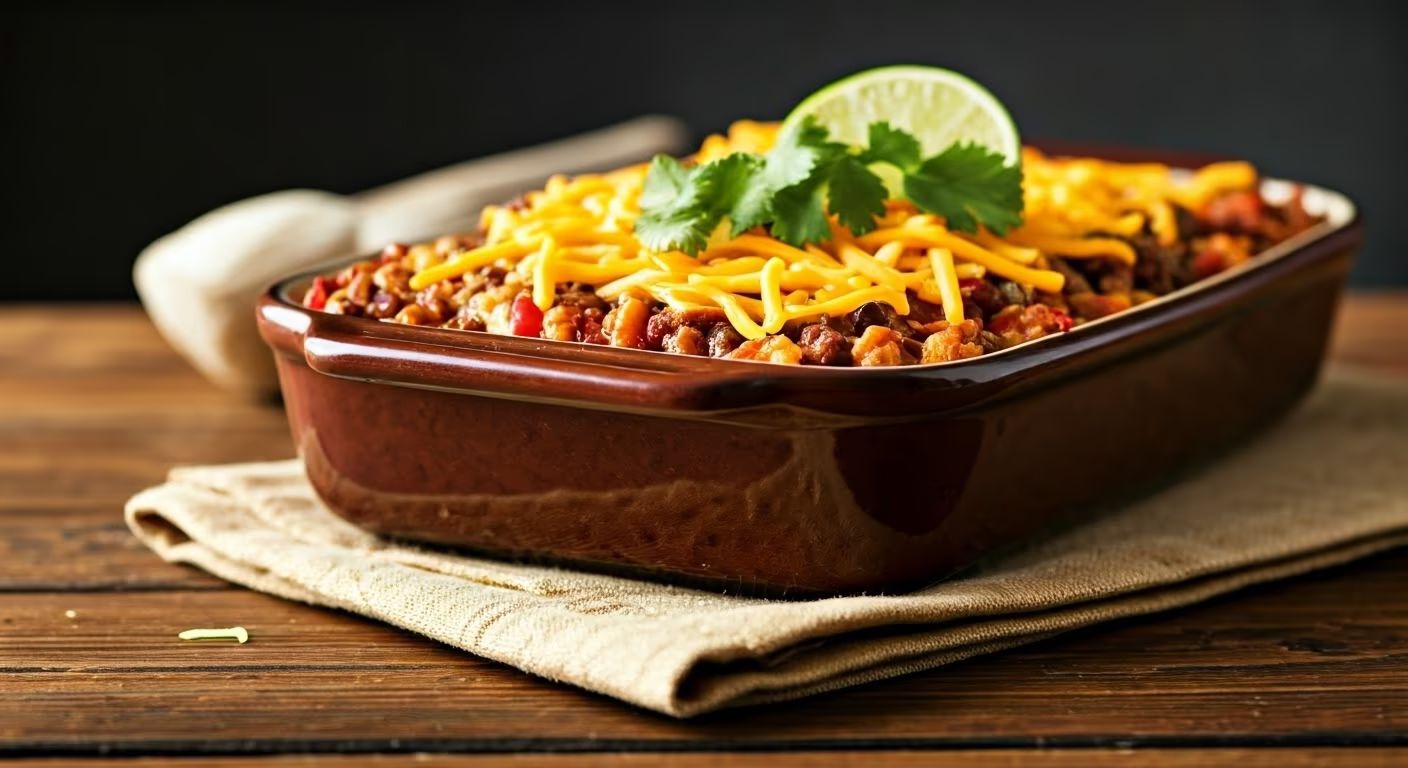 Mexican Taco Casserole recipe - delicious medium difficulty in Tacos & Wraps category