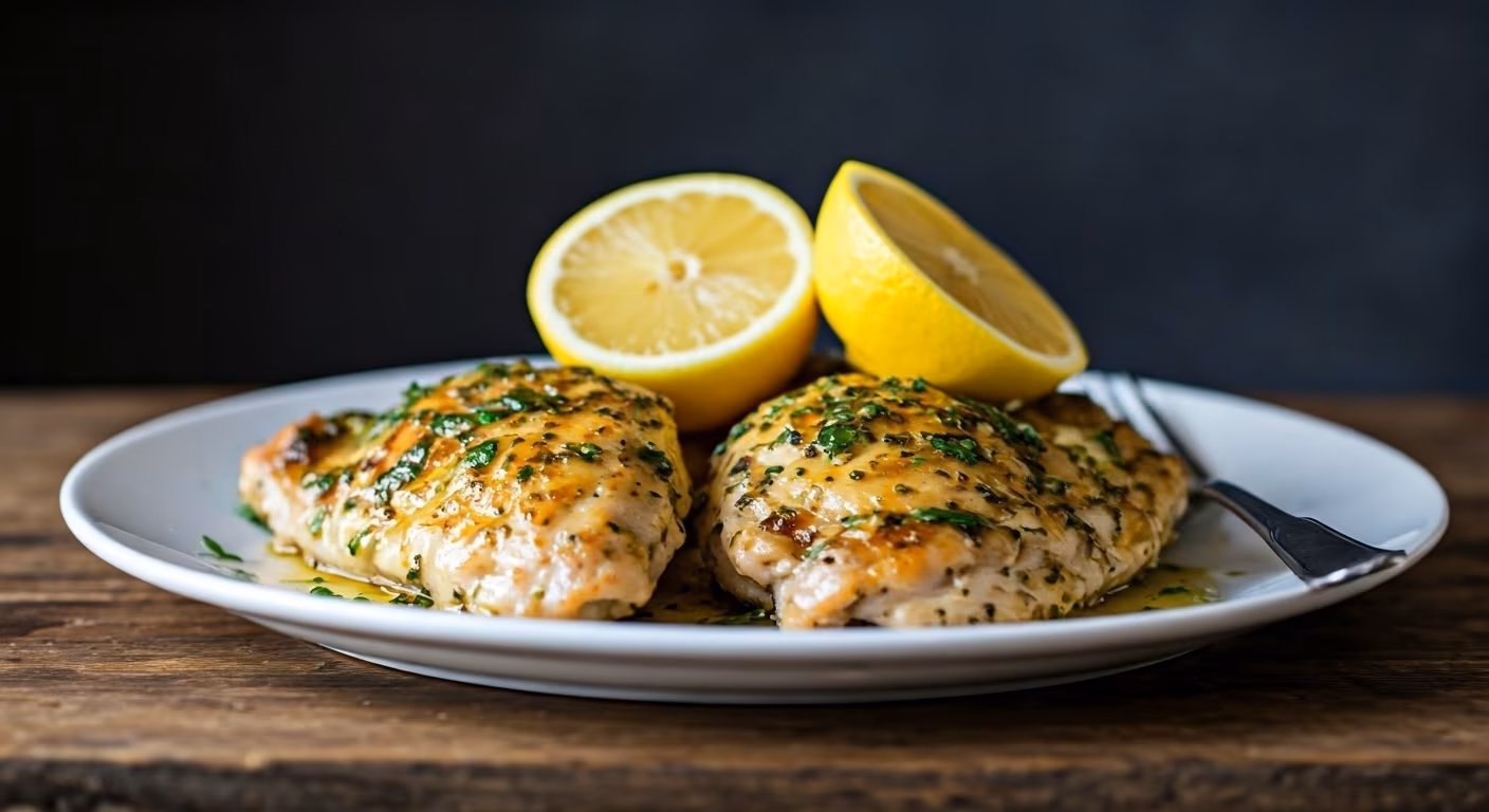 Greek Lemon Herb Chicken with Feta recipe - delicious medium difficulty in Grilling category