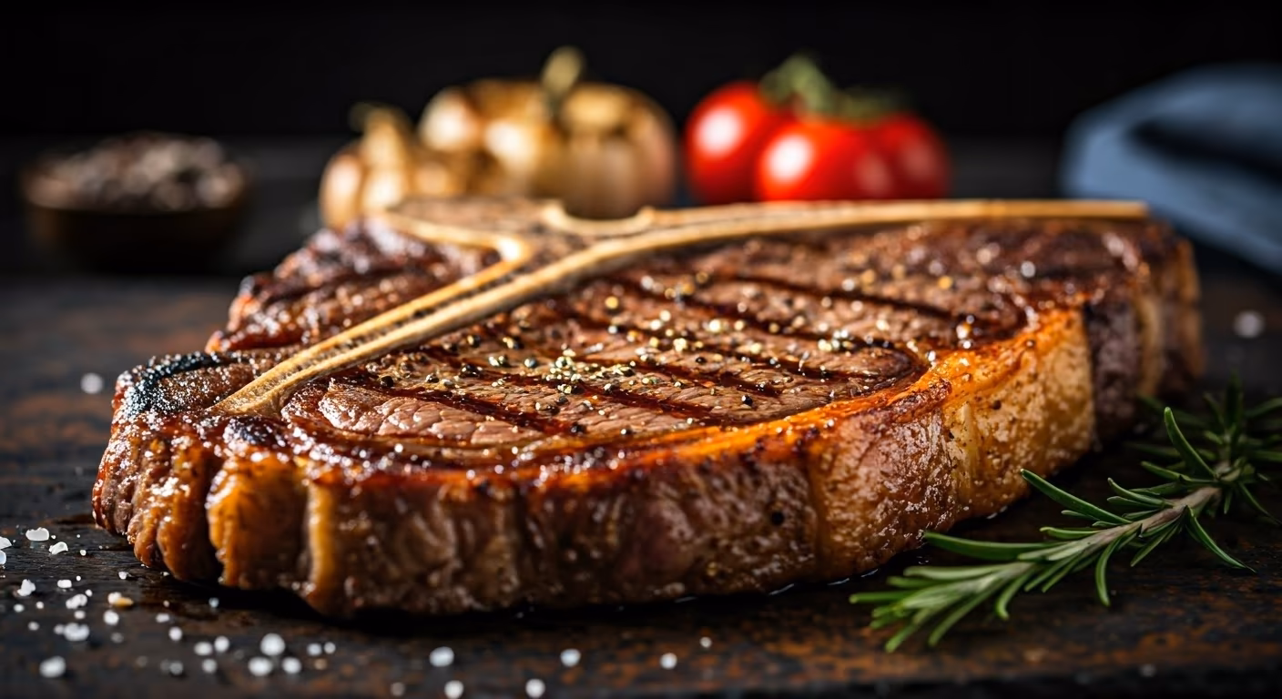 Grilled Slow-Cooked T-Bone Steak recipe - delicious medium difficulty in Grilling category