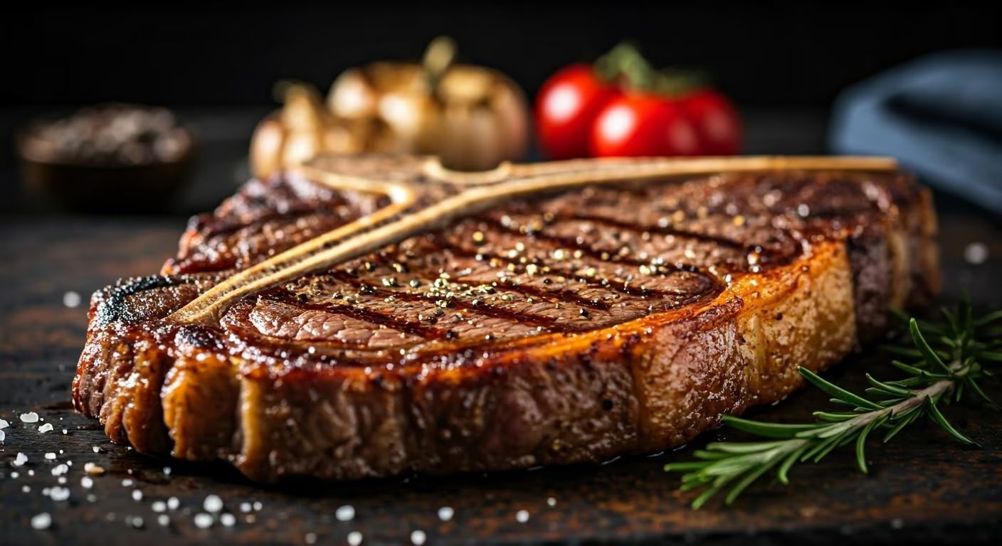 Grilled Slow-Cooked T-Bone Steak recipe - delicious medium difficulty in Grilling category