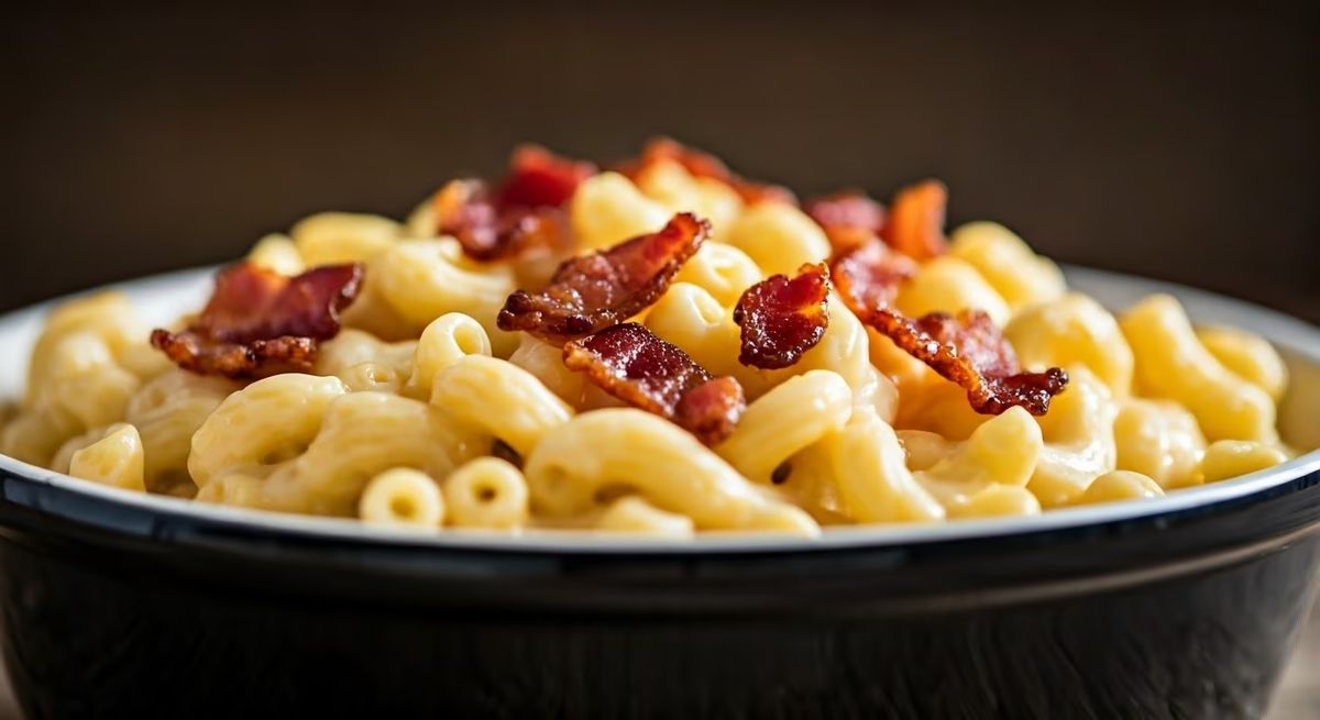 Smoky Bacon Mac and Cheese recipe - American medium difficulty dish