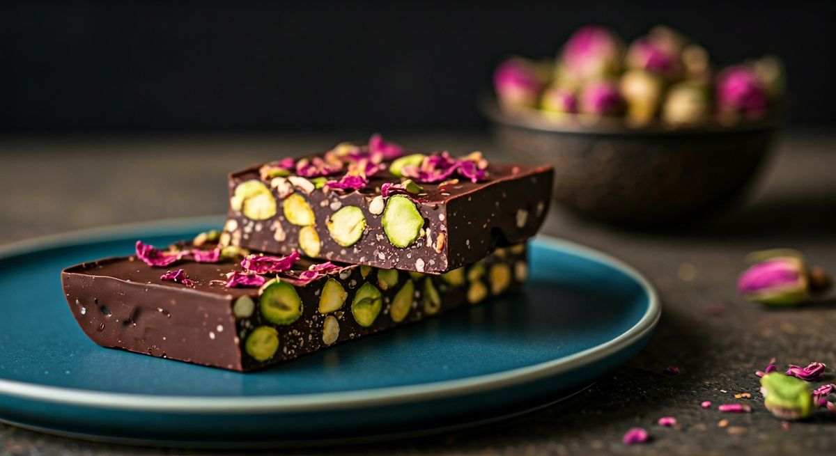Dubai Chocolate Bar recipe - Middle Eastern medium difficulty dish