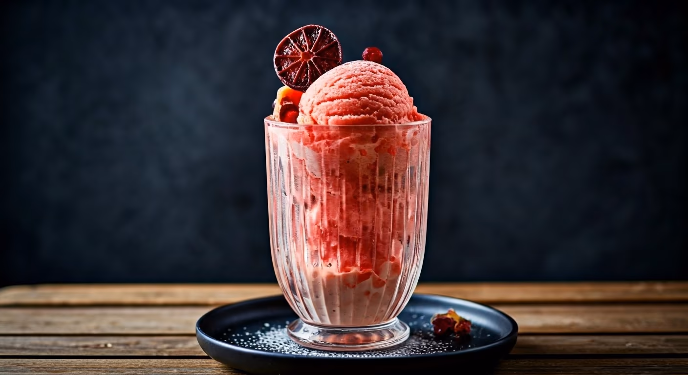 Hugo Spritz Sorbet recipe - Italian medium difficulty in Alcohol category