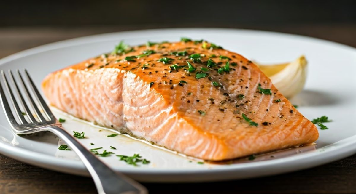 Garlic Caper Butter Baked Salmon recipe - Other medium difficulty dish