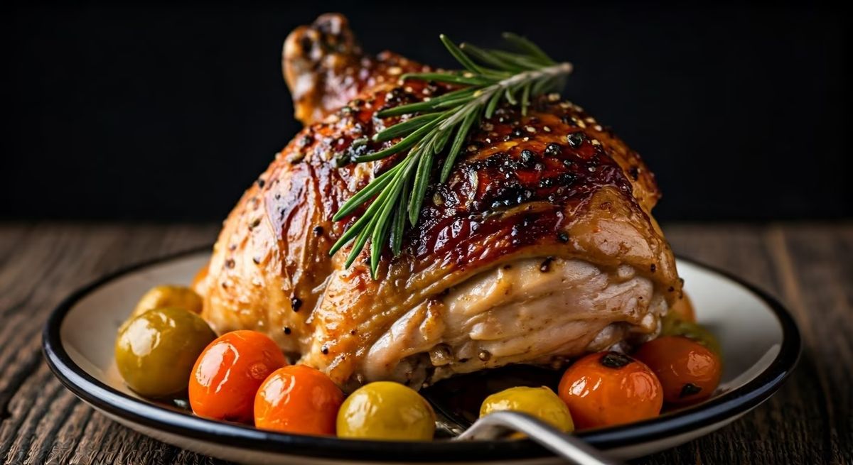 Balsamic Glazed Stuffed Chicken recipe - Italian medium difficulty dish