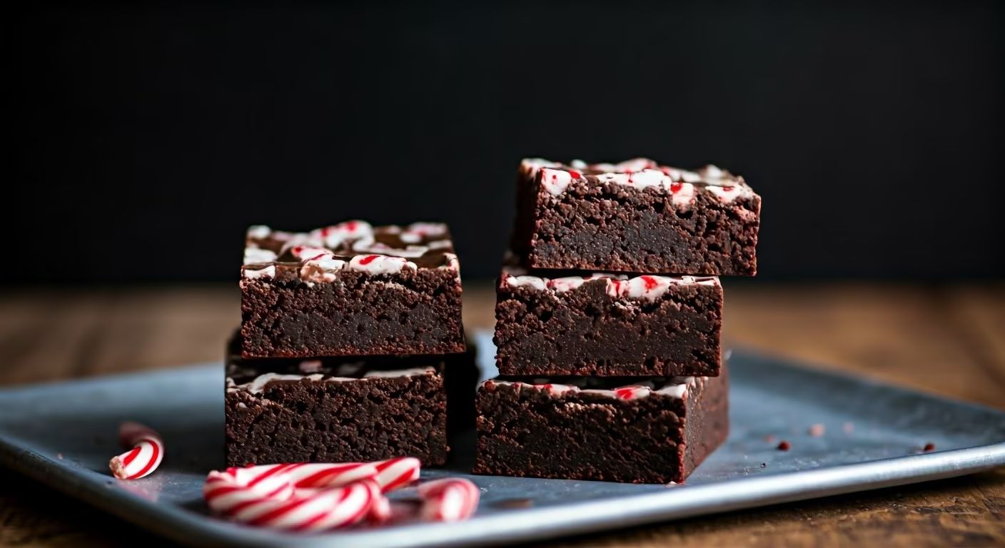 Peppermint Bark Brownies recipe - delicious medium difficulty in Baking category