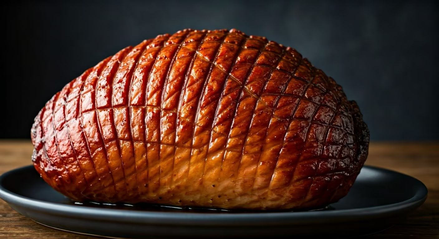 Honey Glazed Ham in Roaster recipe - American medium difficulty in Holiday Recipes, Pork category