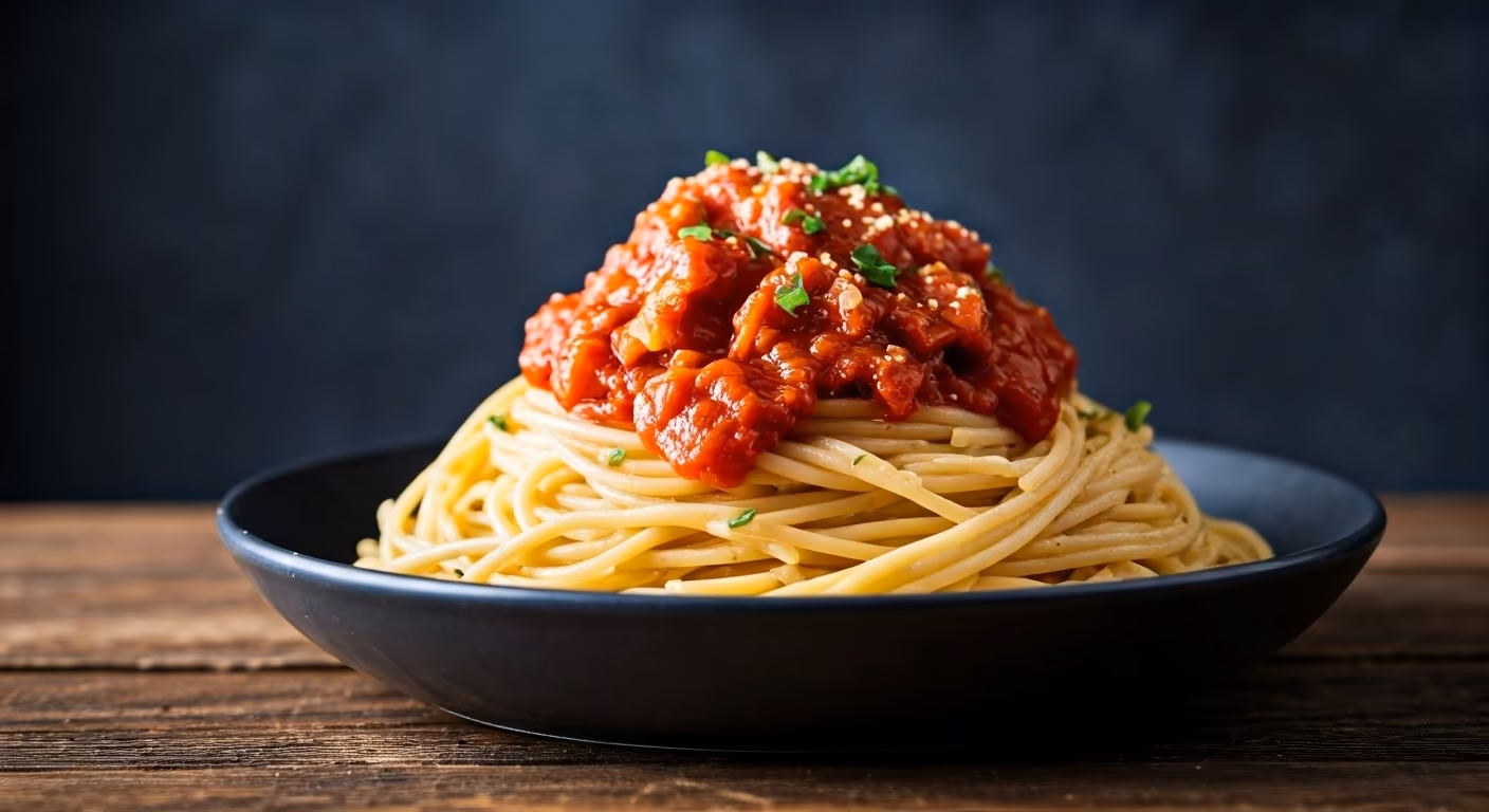 Feta Marinara Pasta recipe - Italian easy difficulty in Vegetarian, Pasta category