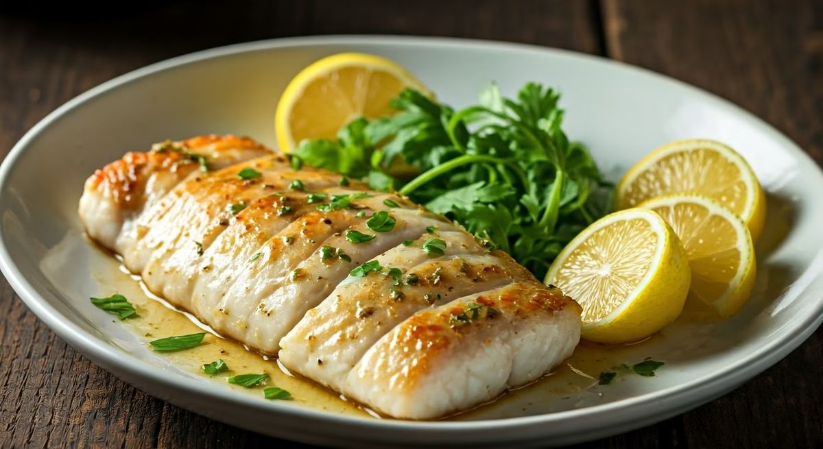 Lemon Garlic Pan-Fried Fish recipe - Other easy difficulty dish