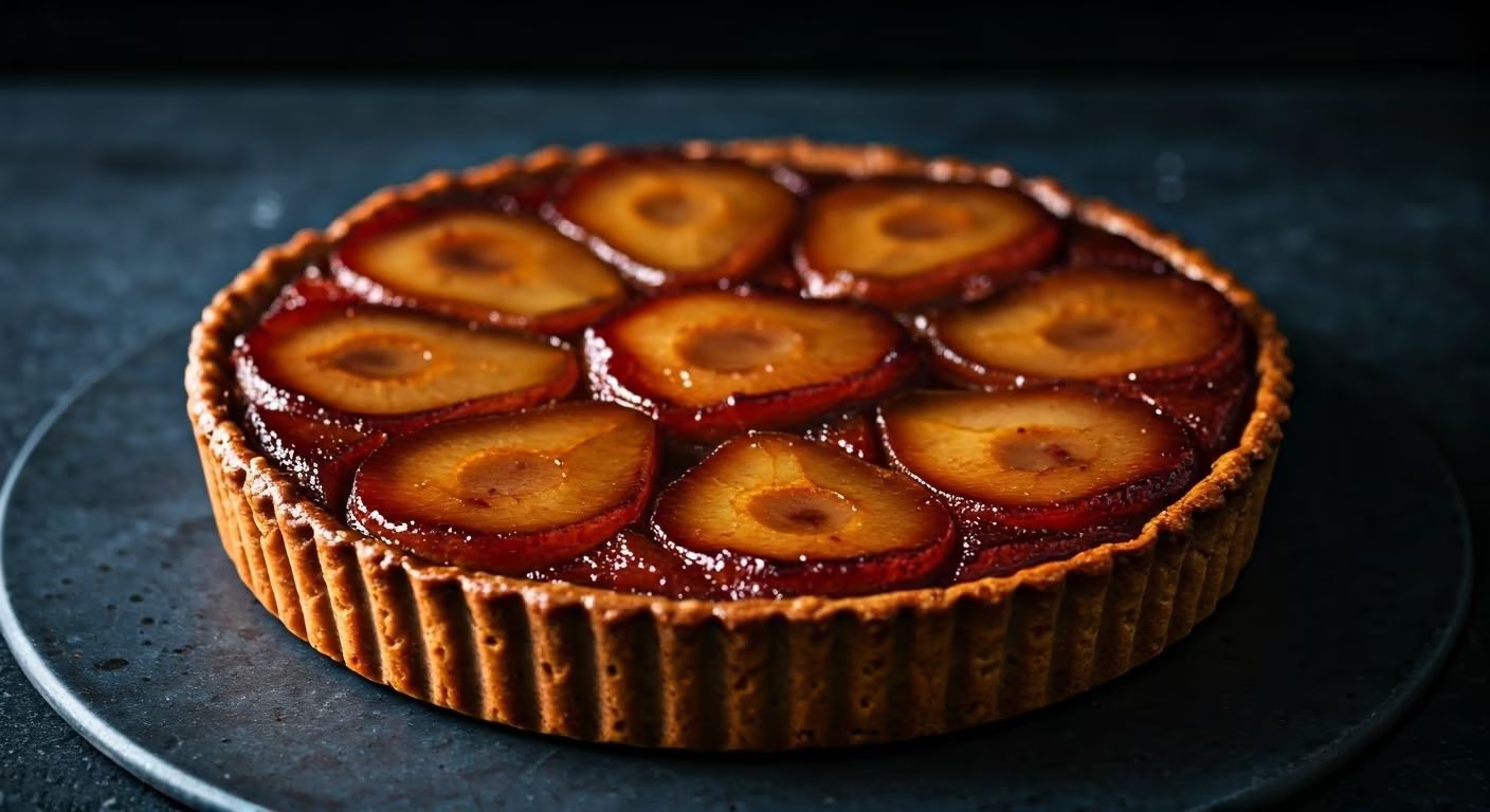 Upside-Down Pear Tarte Tatin recipe - delicious medium difficulty in Desserts category