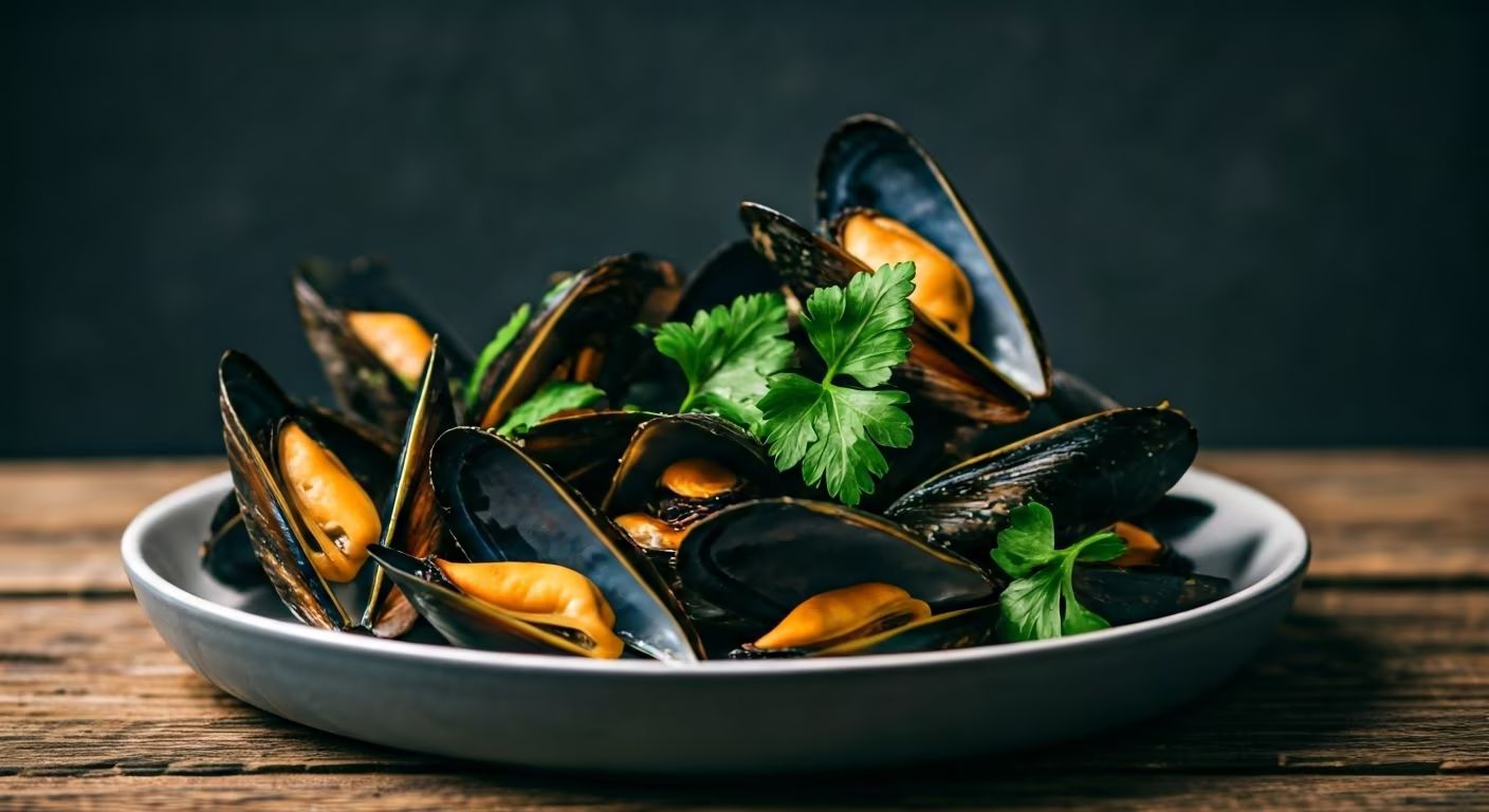 Herbed Vinaigrette Mussels recipe - delicious medium difficulty in Seafood category