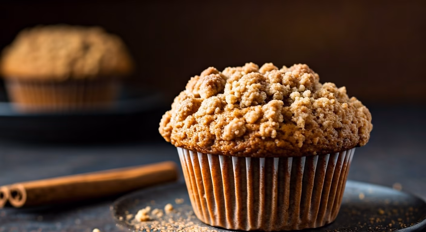Cinnamon Apple Streusel Muffins recipe - American medium difficulty in Breakfast category