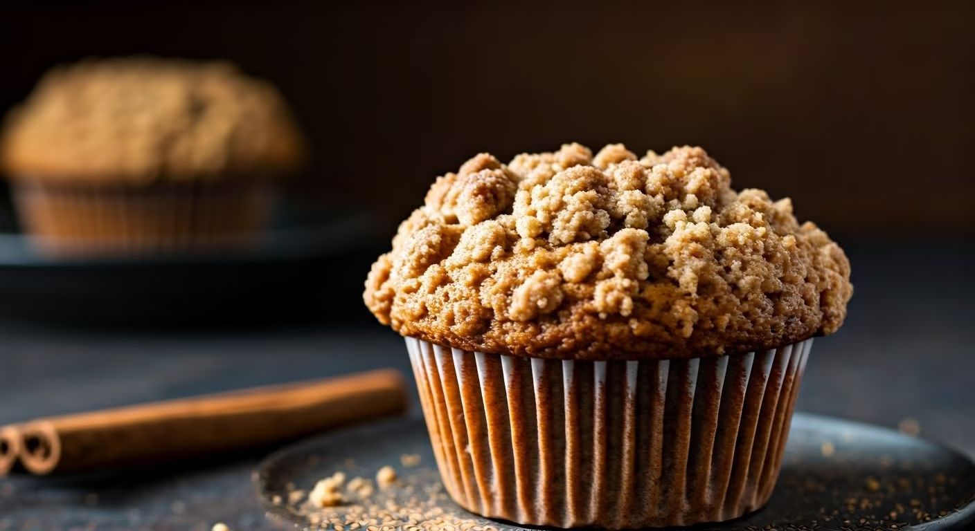 Cinnamon Apple Streusel Muffins recipe - delicious medium difficulty in Breakfast category